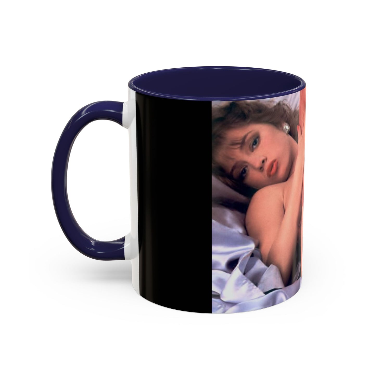 Accent Coffee Mug (11, 15oz) Traci Lords Naked Nude Retro