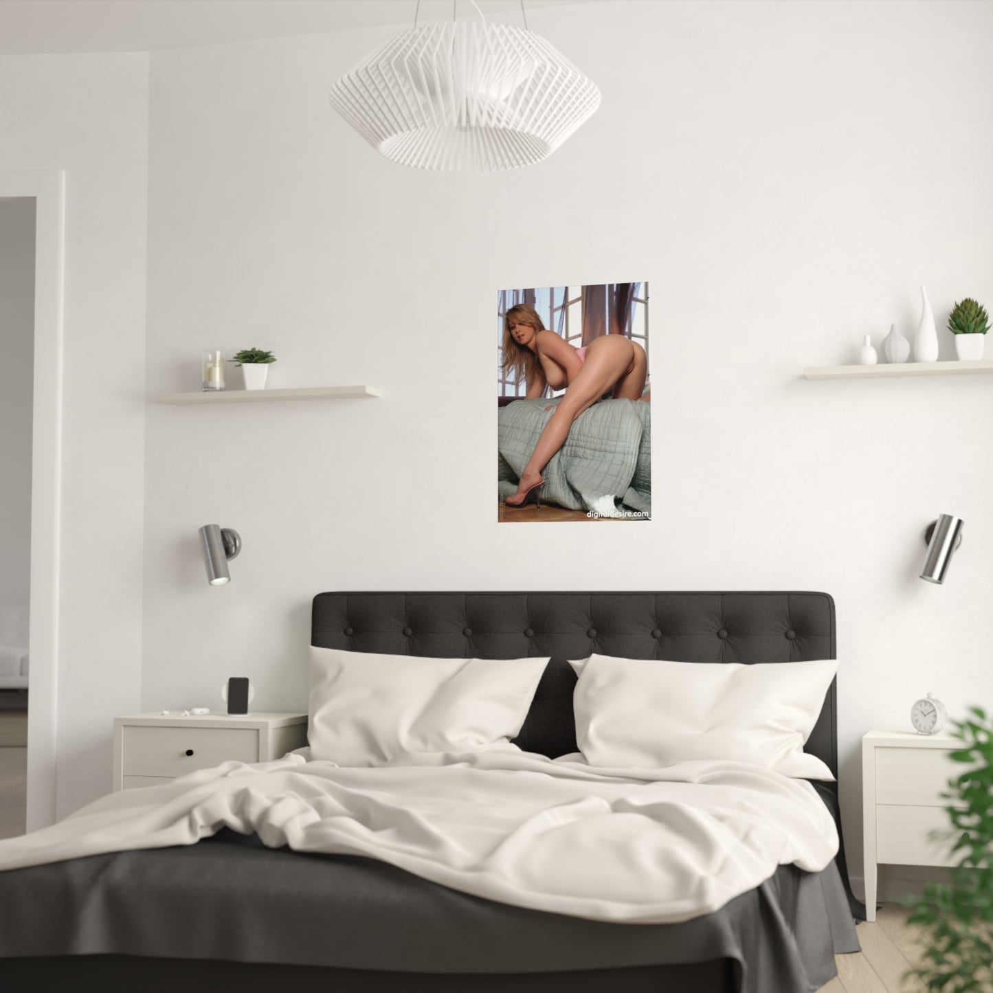 Satin Posters (210gsm) Sexy Naked Nude Pornstar