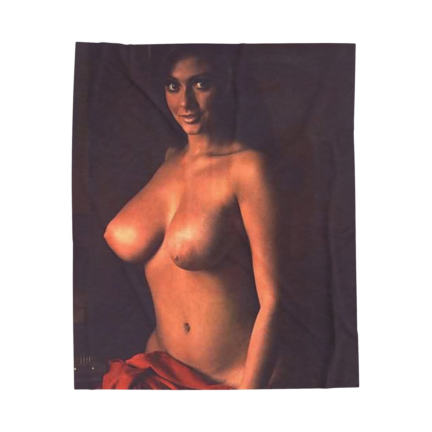 Velveteen Plush Blanket Playboy Playmate Cynthia Myers Nude