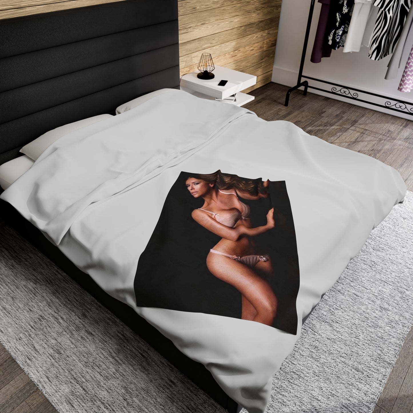 Velveteen Plush Blanket Jennifer Love Hewitt