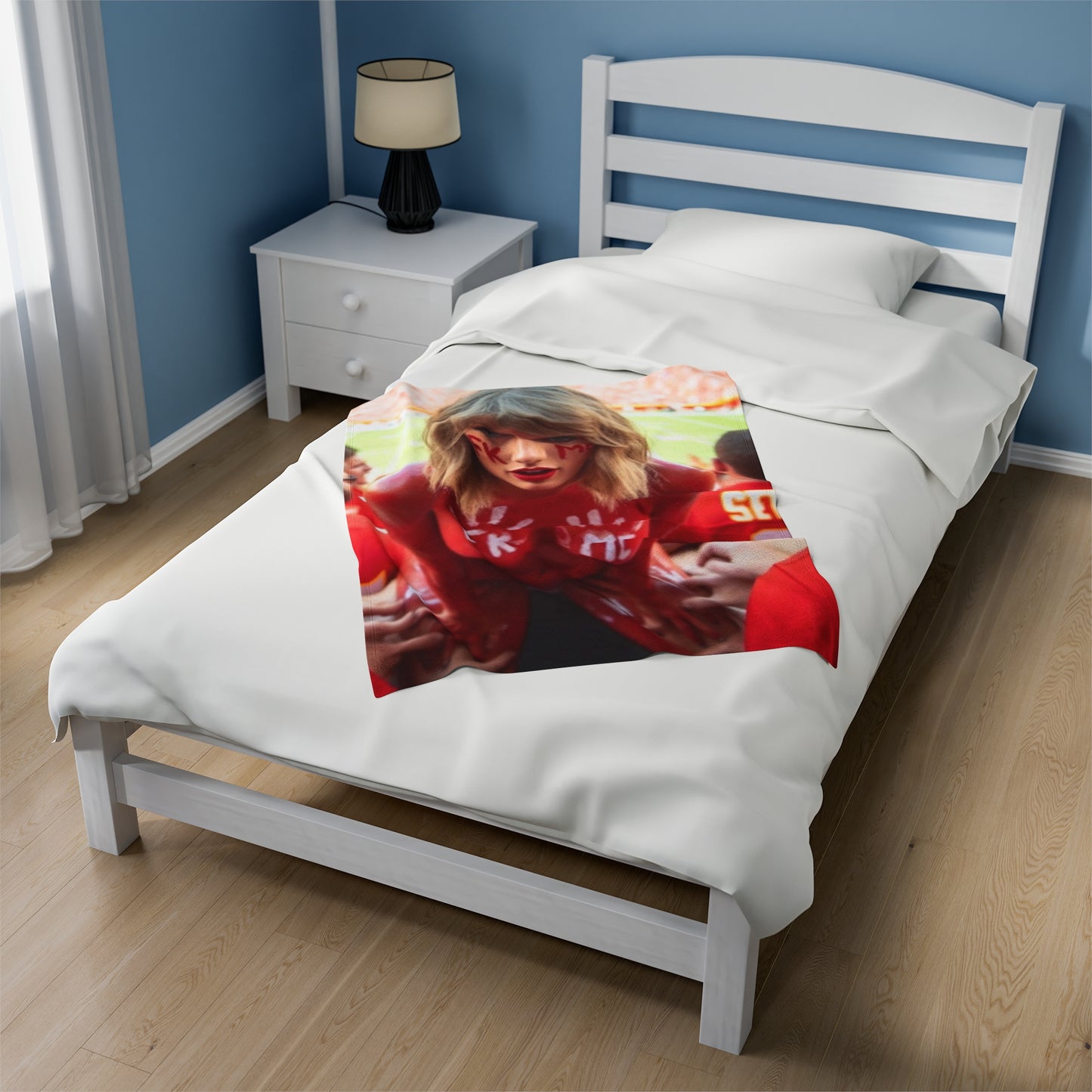 Velveteen Plush Blanket Taylor Swift AI Nudes