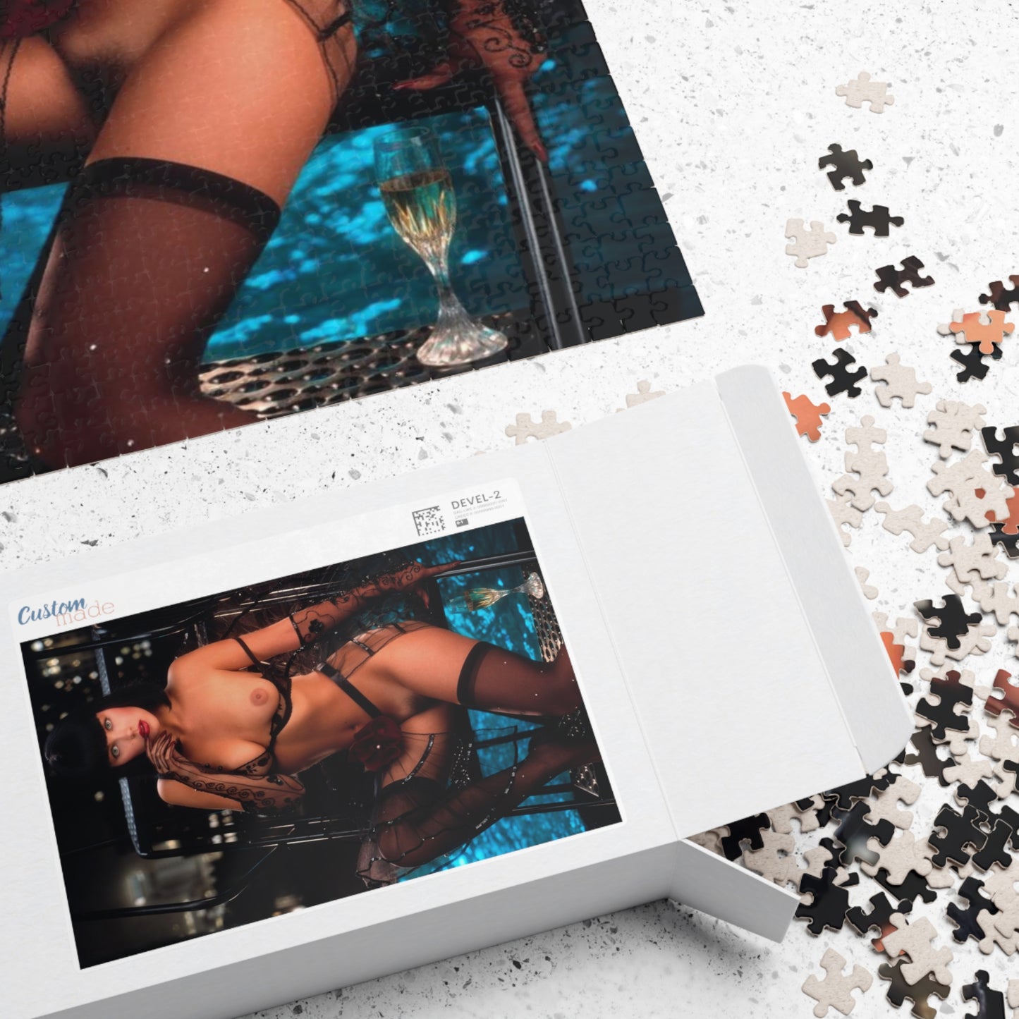 Puzzle (110, 252, 500, 1014-piece) Playboy Playmate Dec 1988 Kata Karkkainen