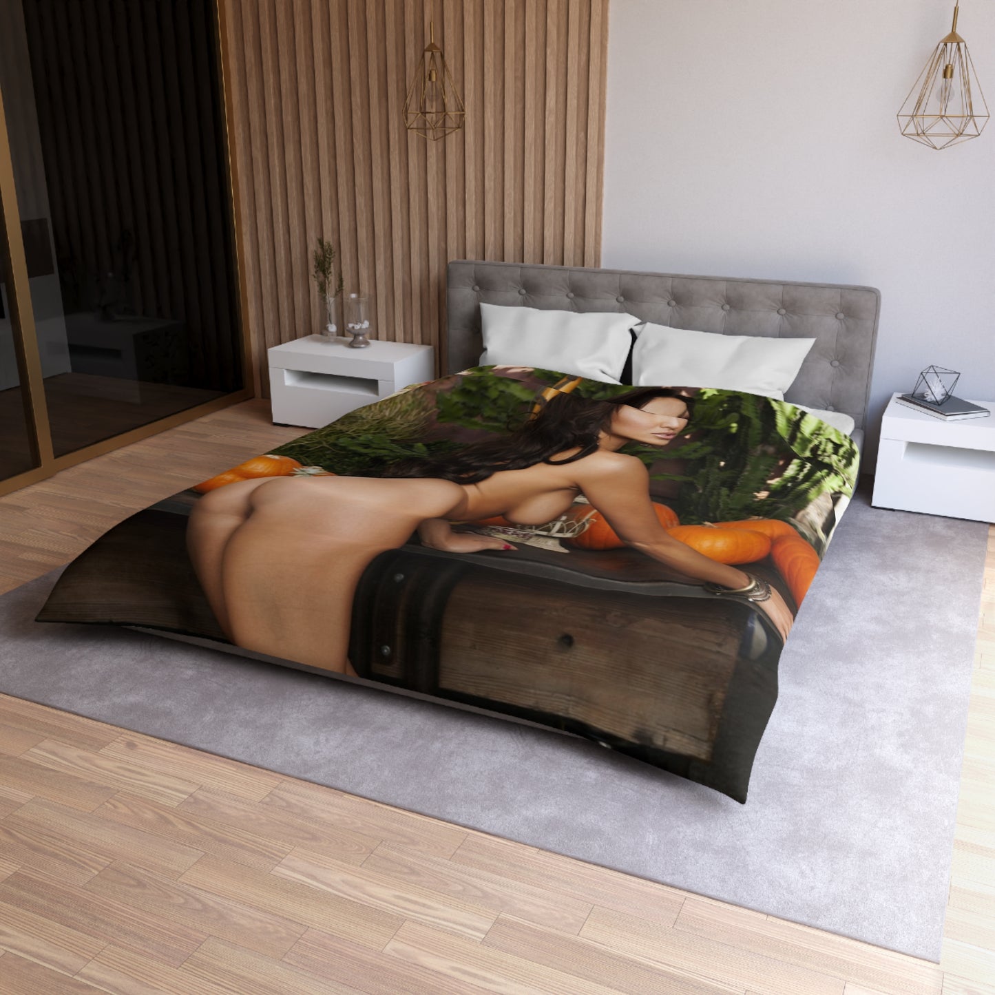 Microfiber Duvet Cover Penthouse Pet January 2011 Breanne Benson