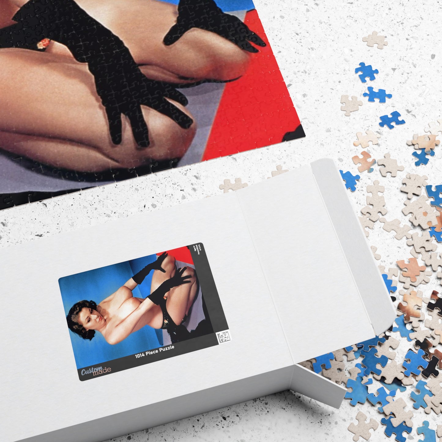 Puzzle (110, 252, 500, 1014-piece) Playmate 1959 Elaine Reynolds Nude #4