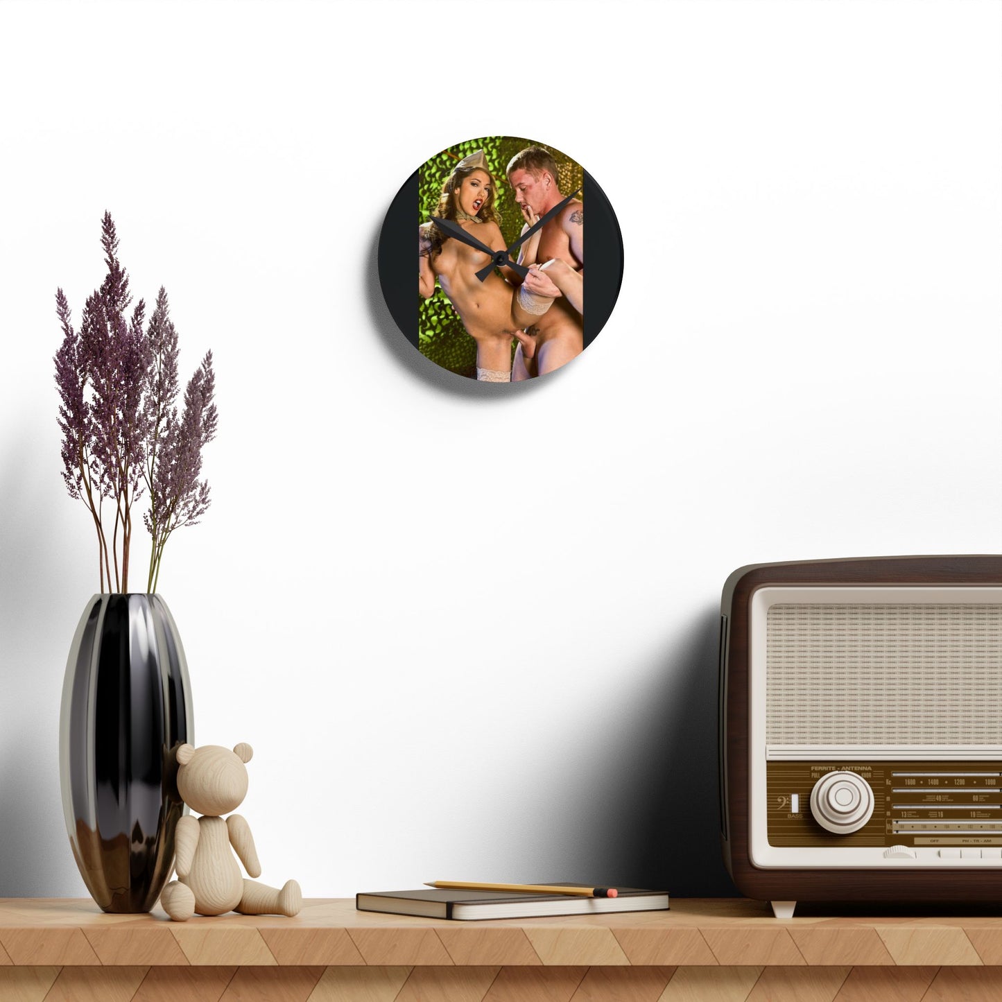Acrylic Wall Clock Jenna Haze Nude Fucking