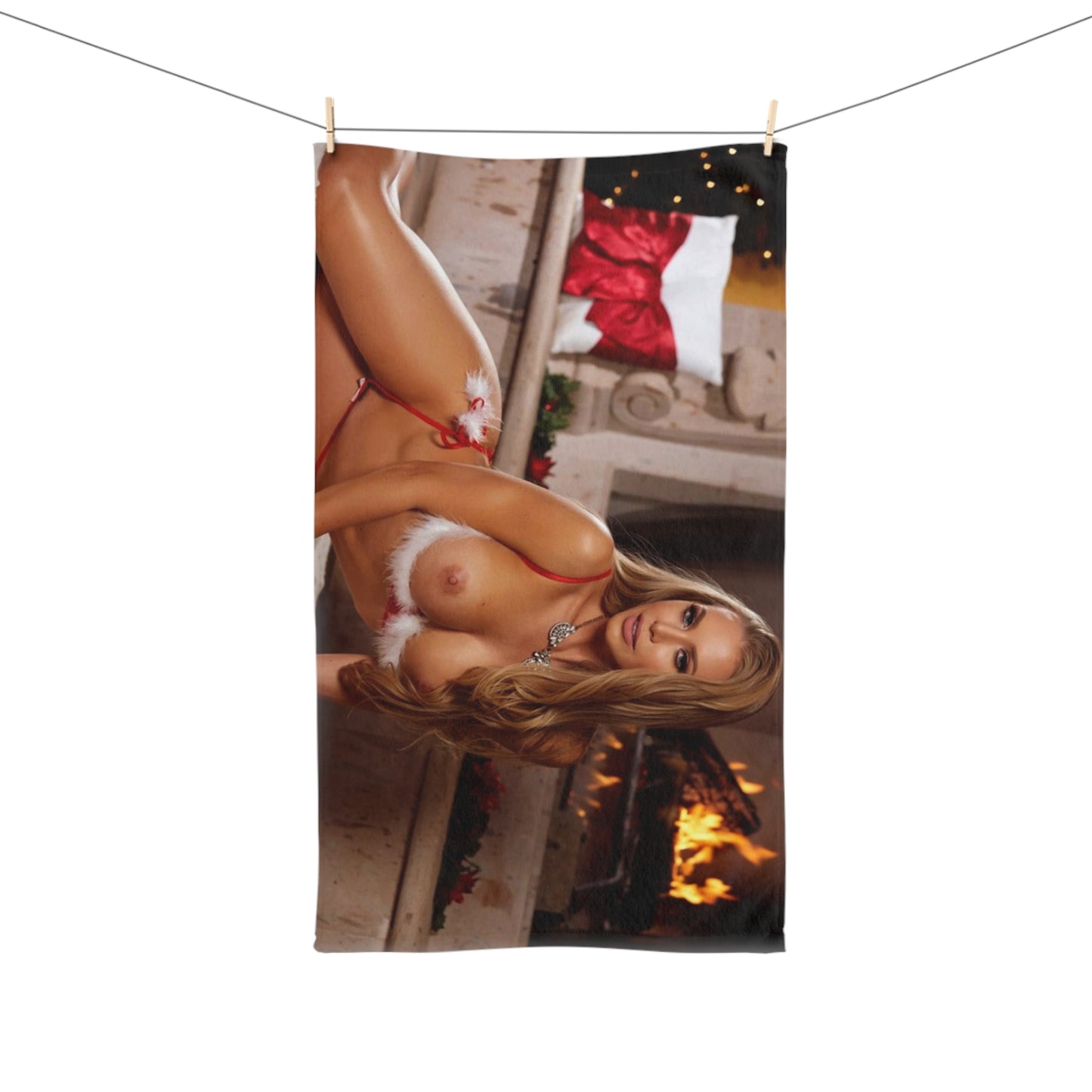 Hand Towel Pornstar Nicole Aniston Nude Christmas