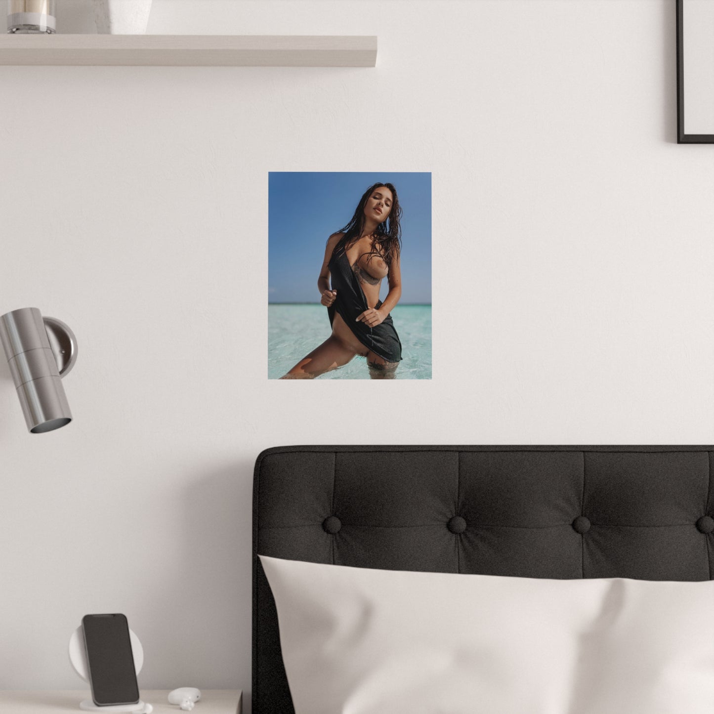Satin Posters (210gsm) Natural Tits Liya Silver