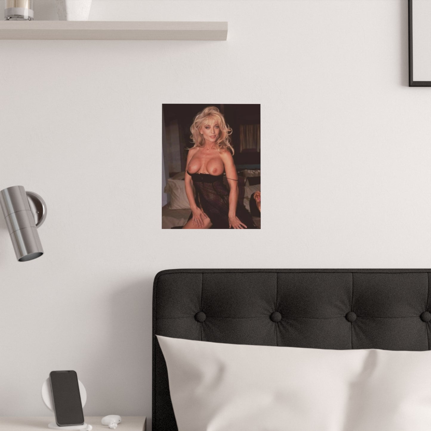 Satin Posters (210gsm) Retro Porn Star Nina Hartley Nude