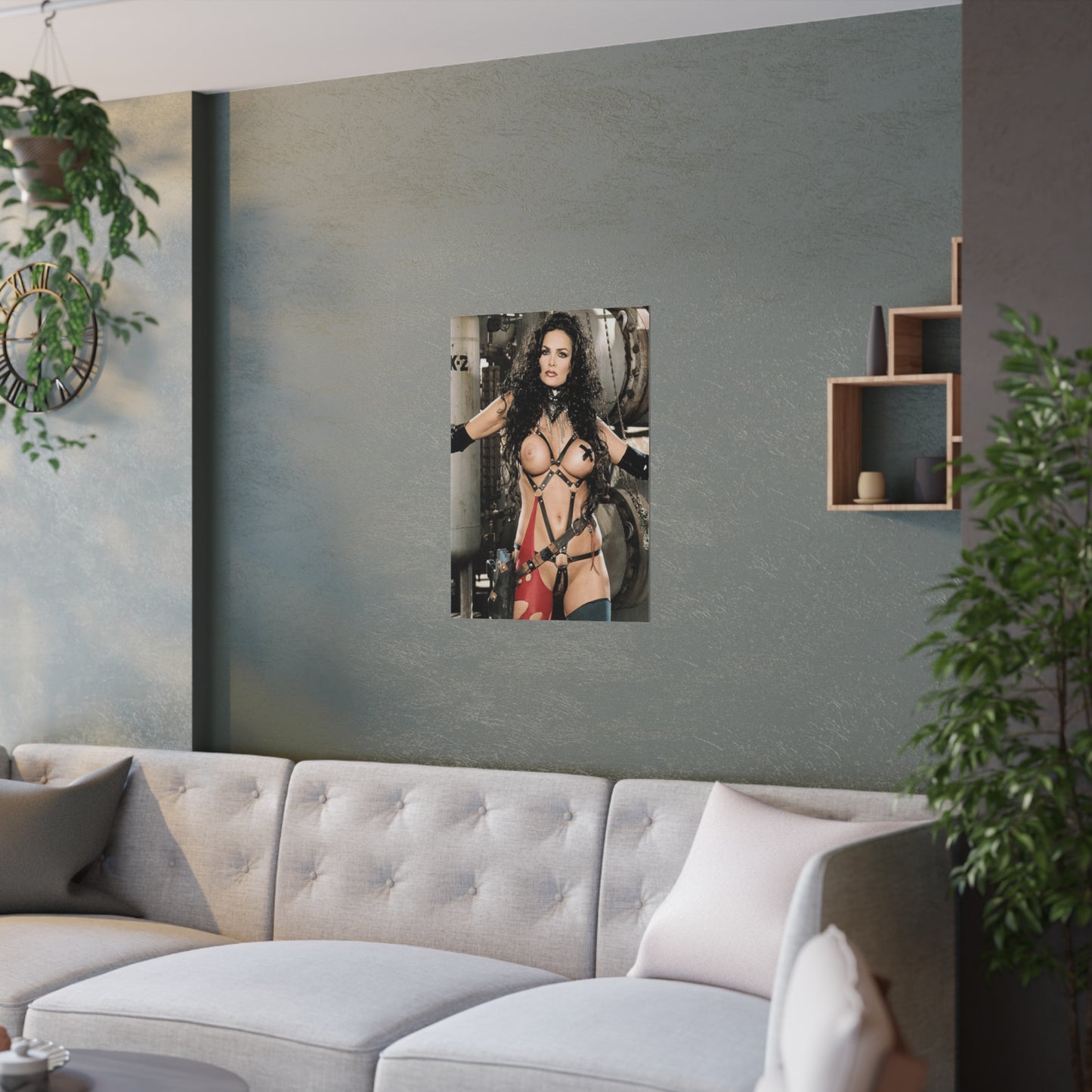 Satin Posters (210gsm) Retro Adult Star Julie Strain