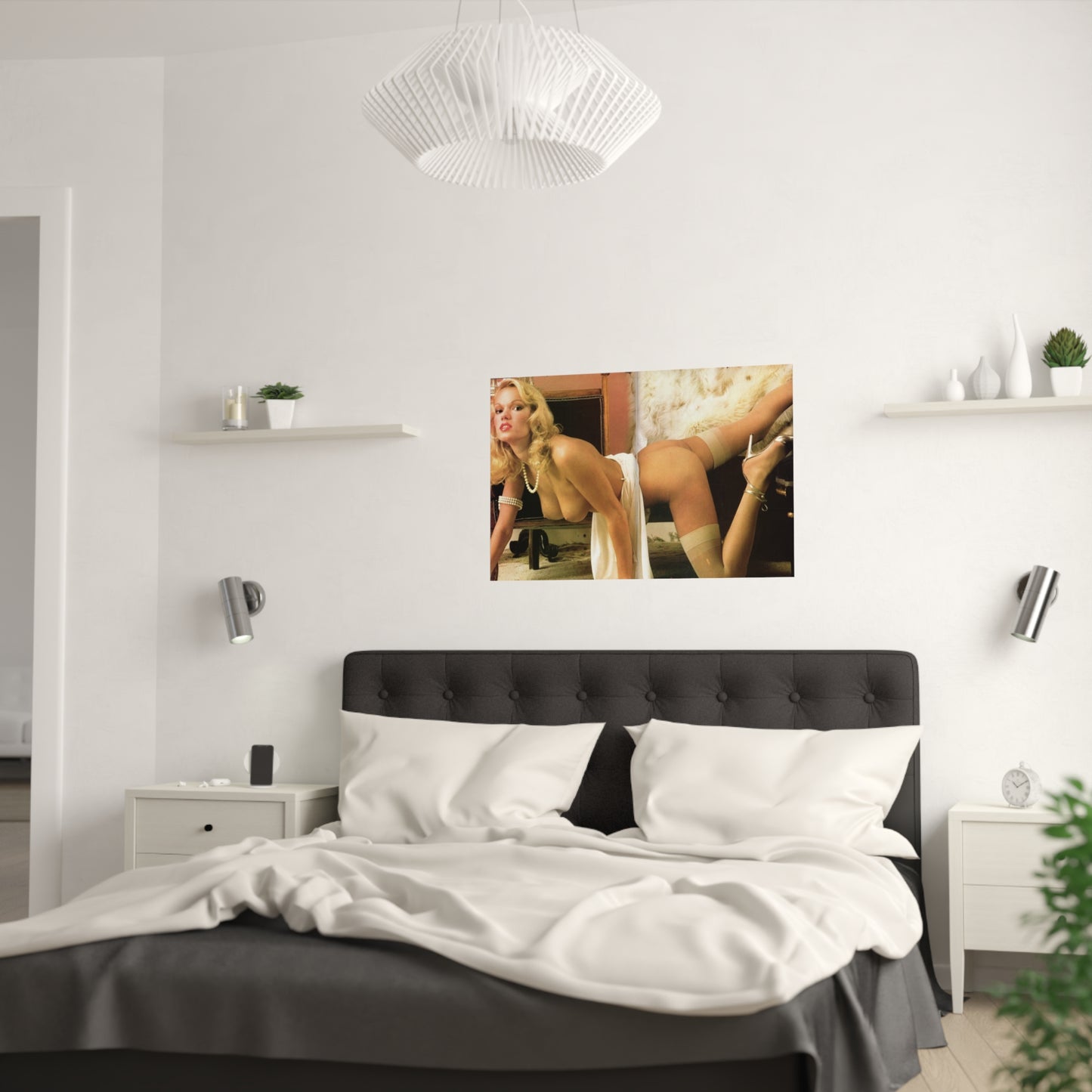 Satin Posters (210gsm) Vintage French Pornstar Brigitte Lahaie