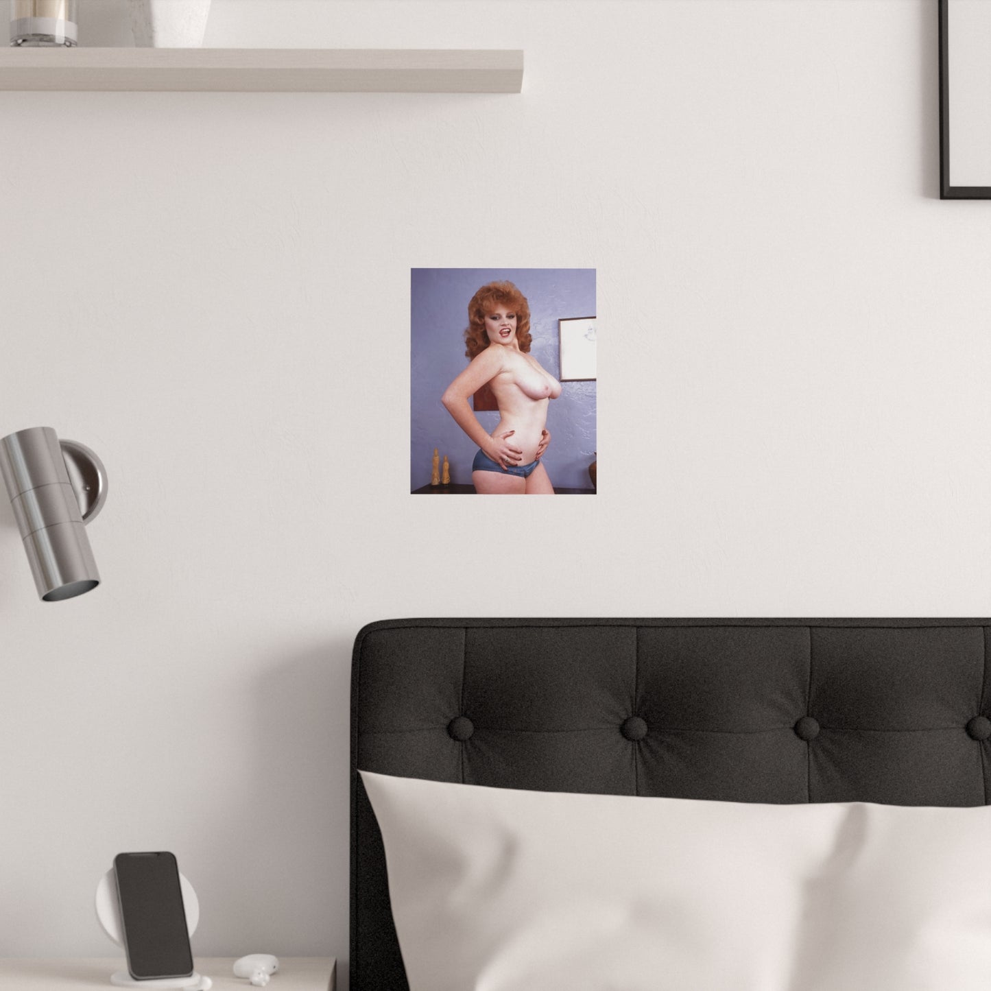 Satin Posters (210gsm) Retro Pornstar Lisa De Leeuw Nude