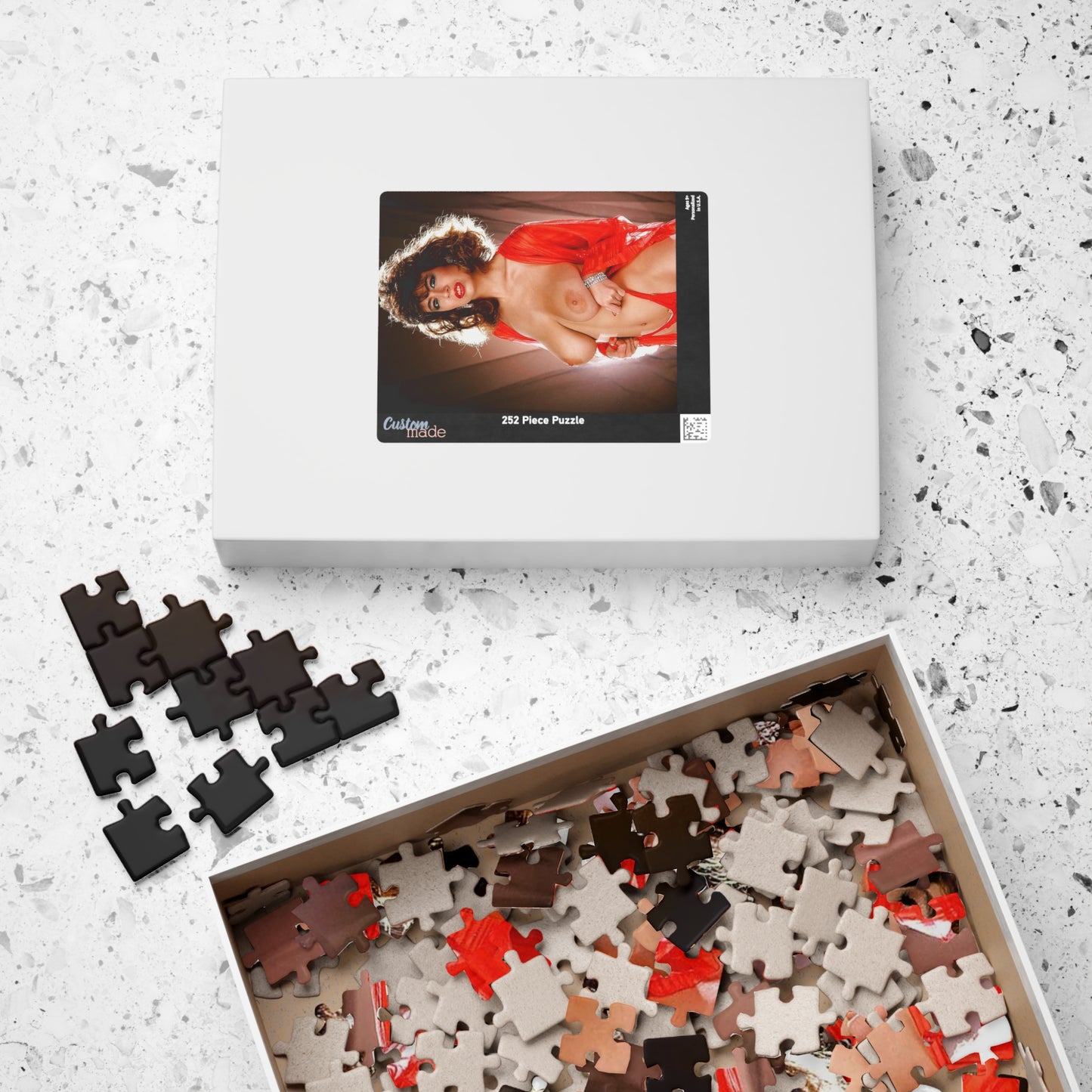 Puzzle (110, 252, 520, 1014-piece) Retro Adult Star Christy Canyon Nude