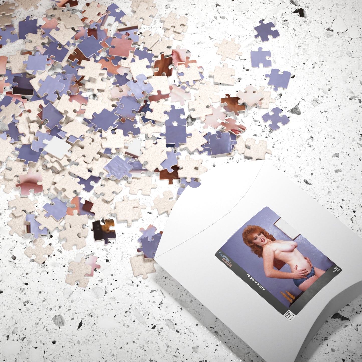 Puzzle (110, 252, 520, 1014-piece) Retro Pornstar Lisa De Leeuw Nude