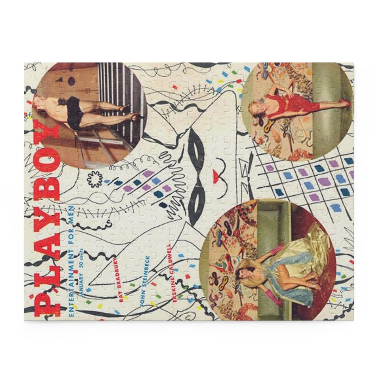 Puzzle (120, 252, 500-Piece) Playboy Cover January 1955
