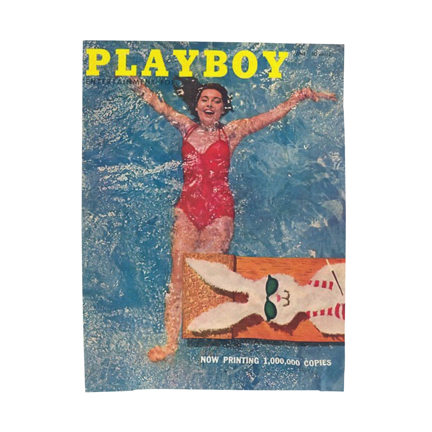 Velveteen Plush Blanket Cover June 1956