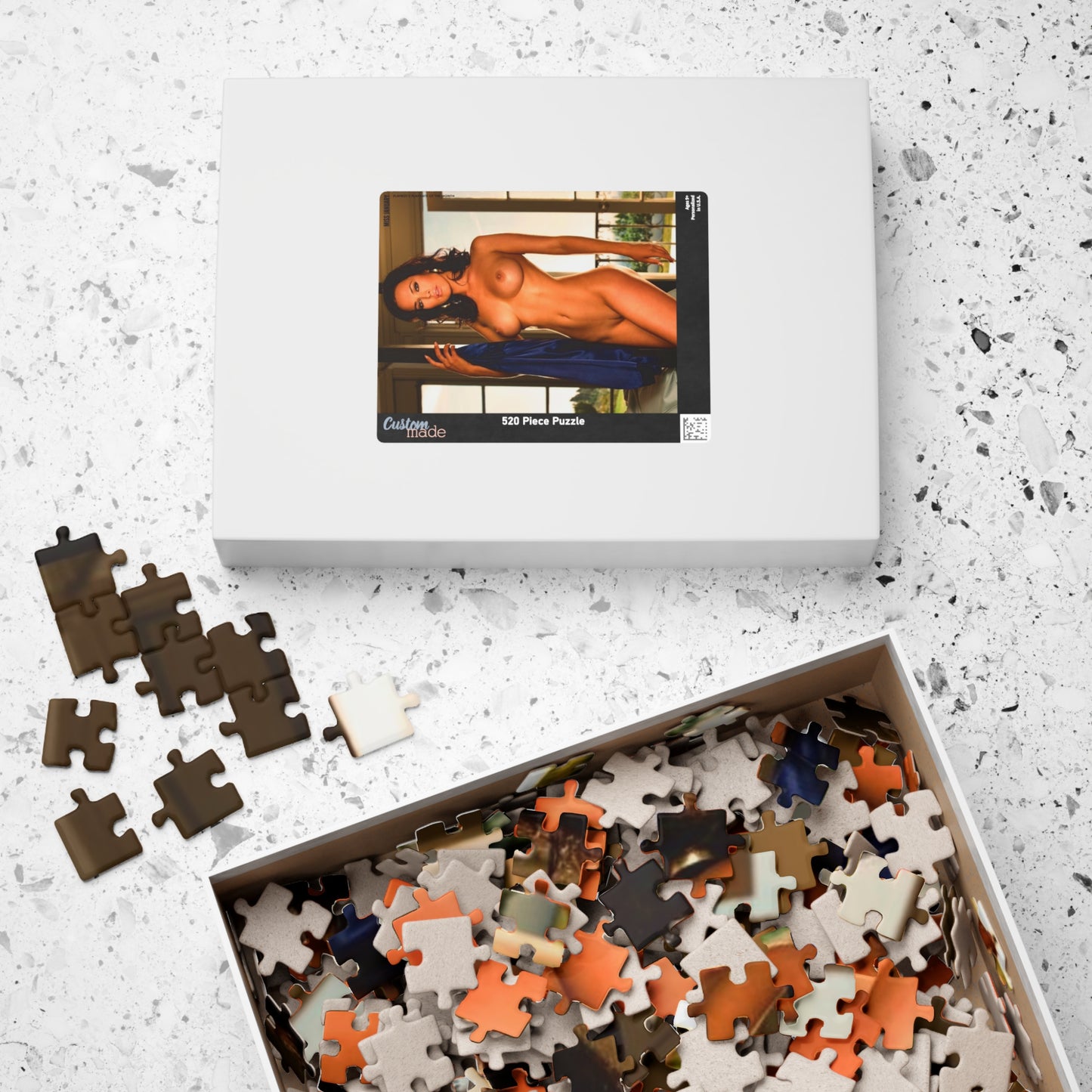 Puzzle (110, 252, 500, 1014-piece) Playmate January 2009 Dasha Astafieva