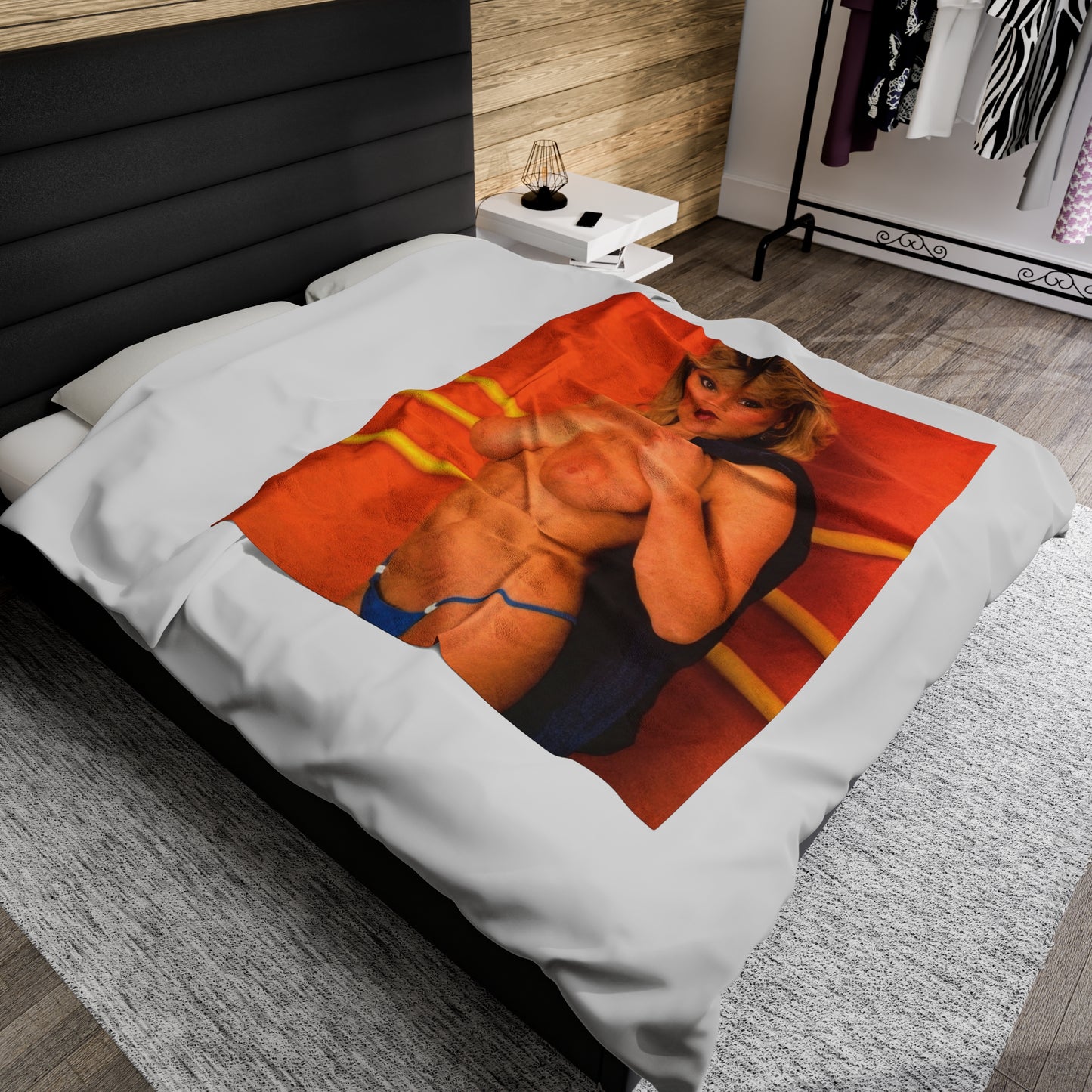 Velveteen Plush Blanket Samantha Fox Nude