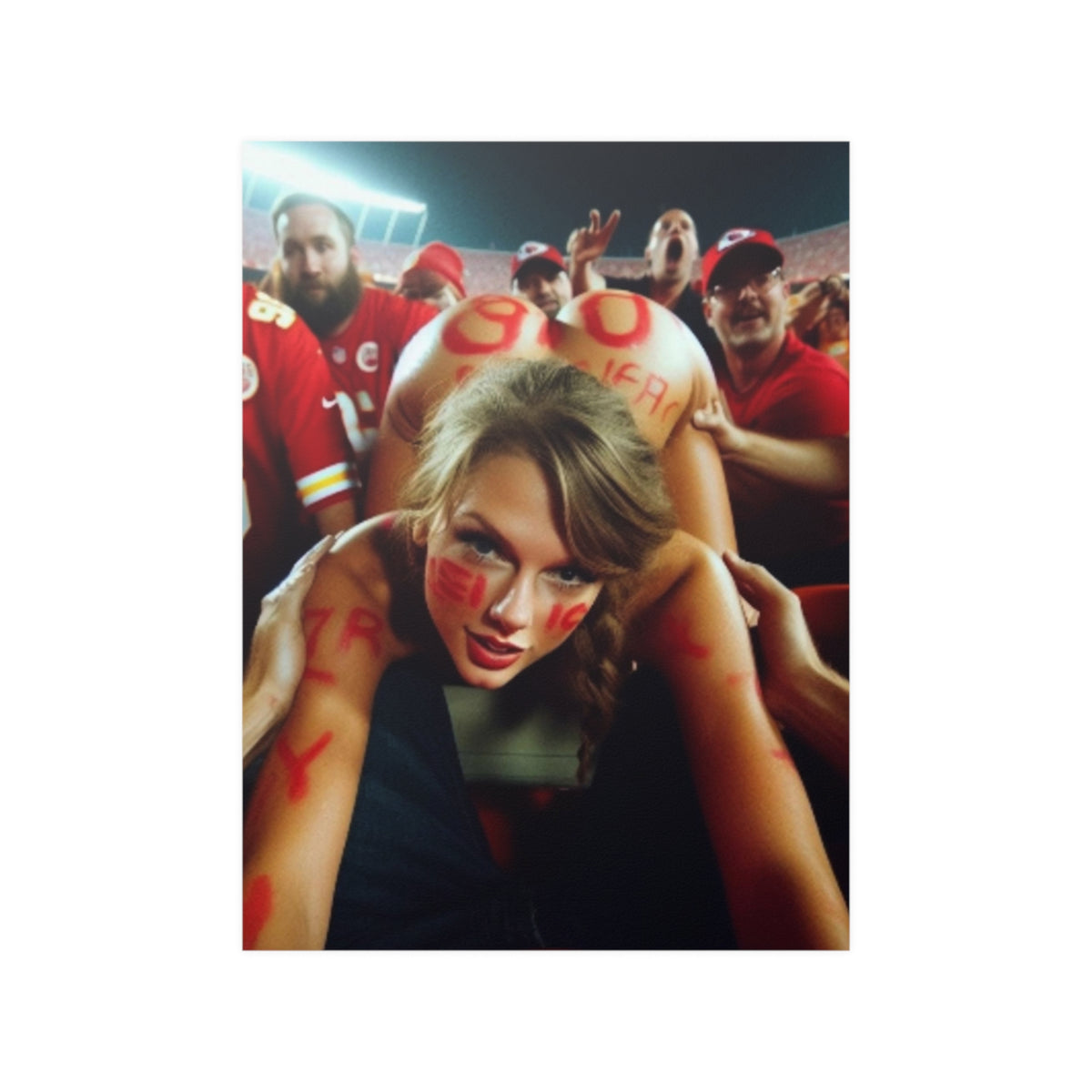 Satin Posters (210gsm) Taylor Swift AI Nudes