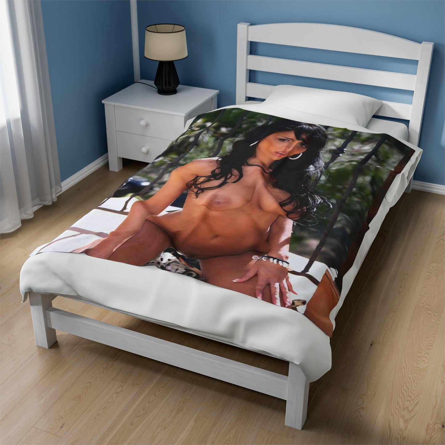 Velveteen Plush Blanket Anissa Kate Nude