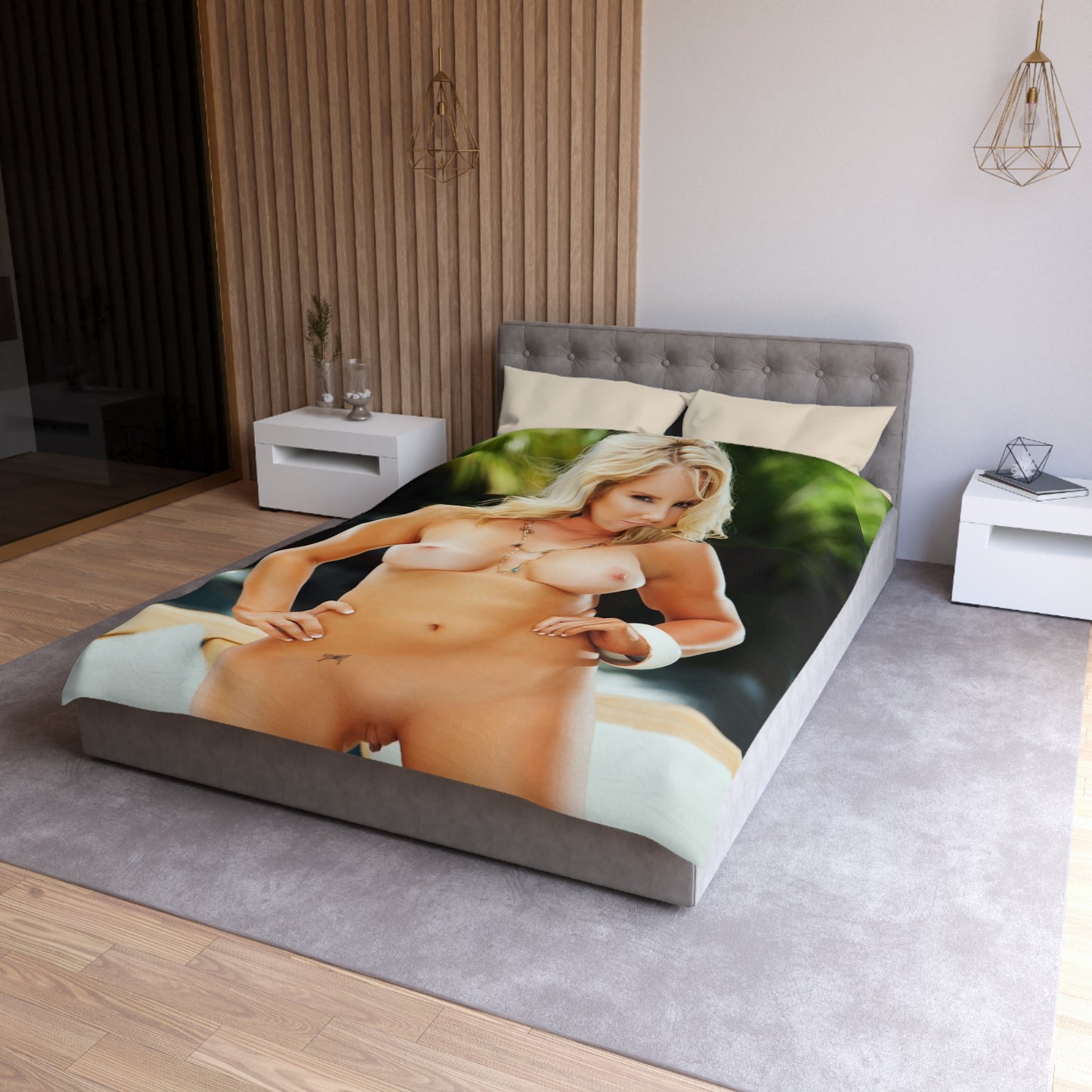 Microfiber Duvet Cover Penthouse Pet September 2012 Ainsley Addison