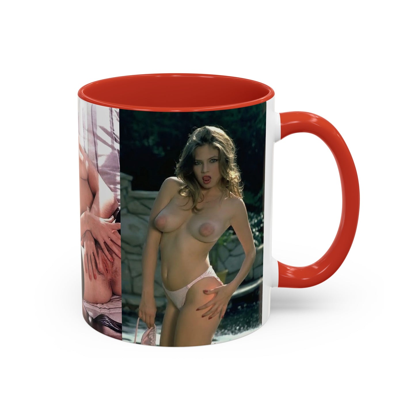 Accent Coffee Mug (11, 15oz) Traci Lords Nude Naked Retro Fuck Sex