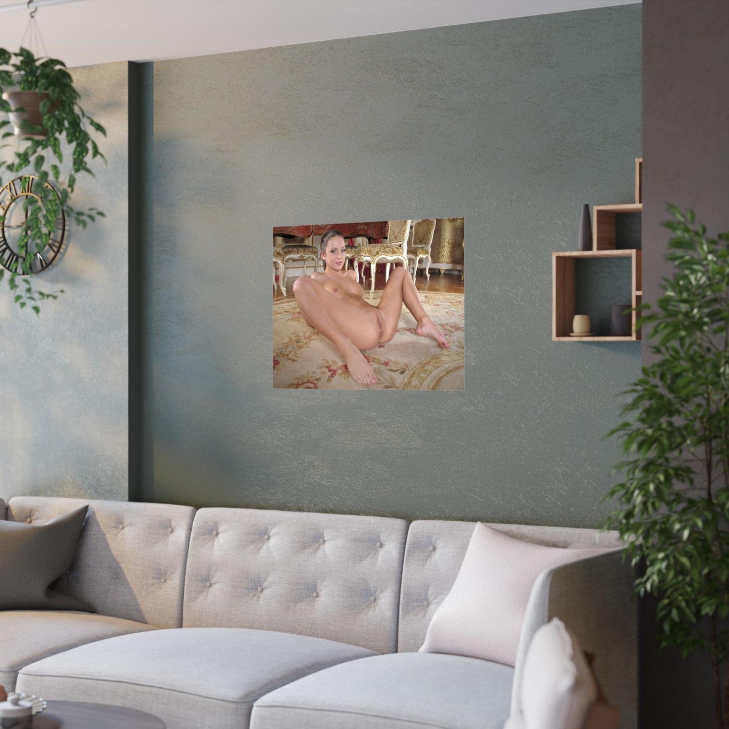 Satin Posters (210gsm) Foxy Di Nude