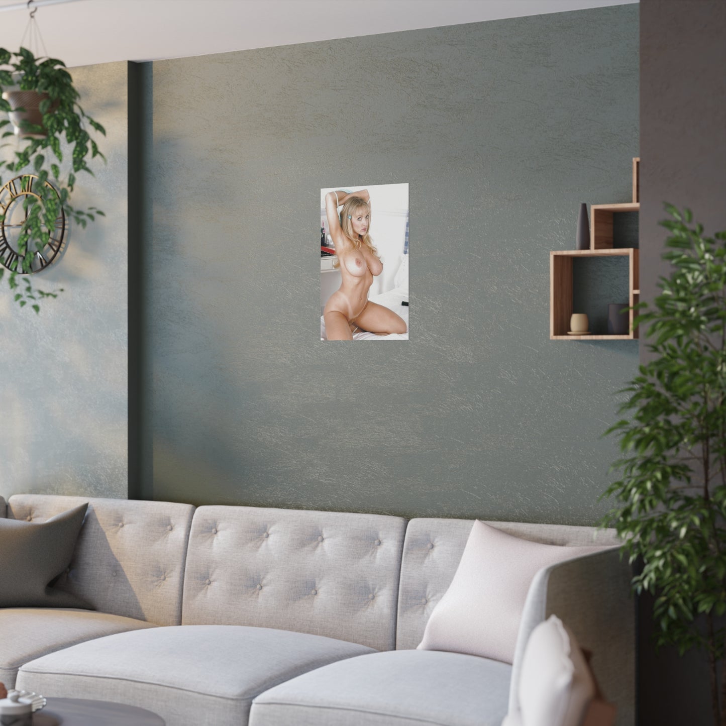 Satin Posters (210gsm) Retro Adult Star Danni Ashe Nude