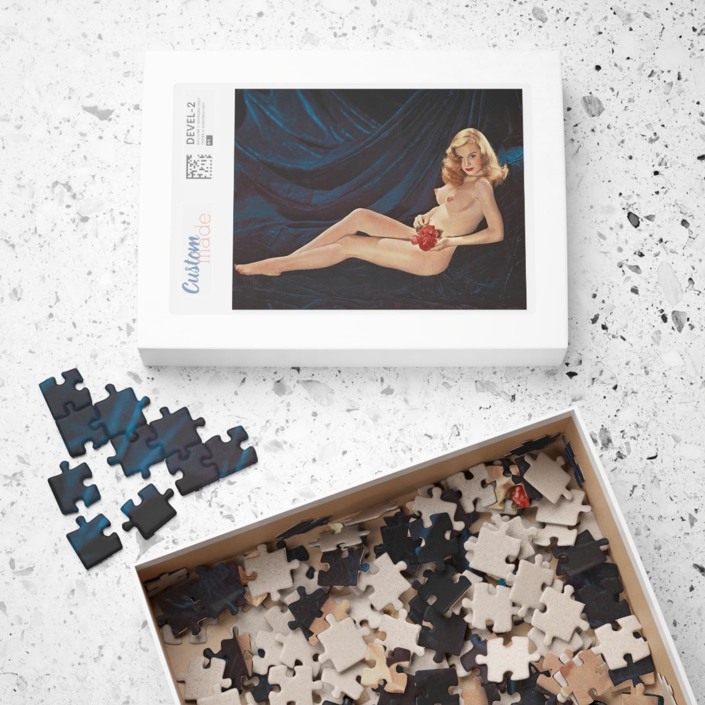 Puzzle (110, 252, 500, 1014-piece) Playboy Playmate April 1954 Marilyn Waltz