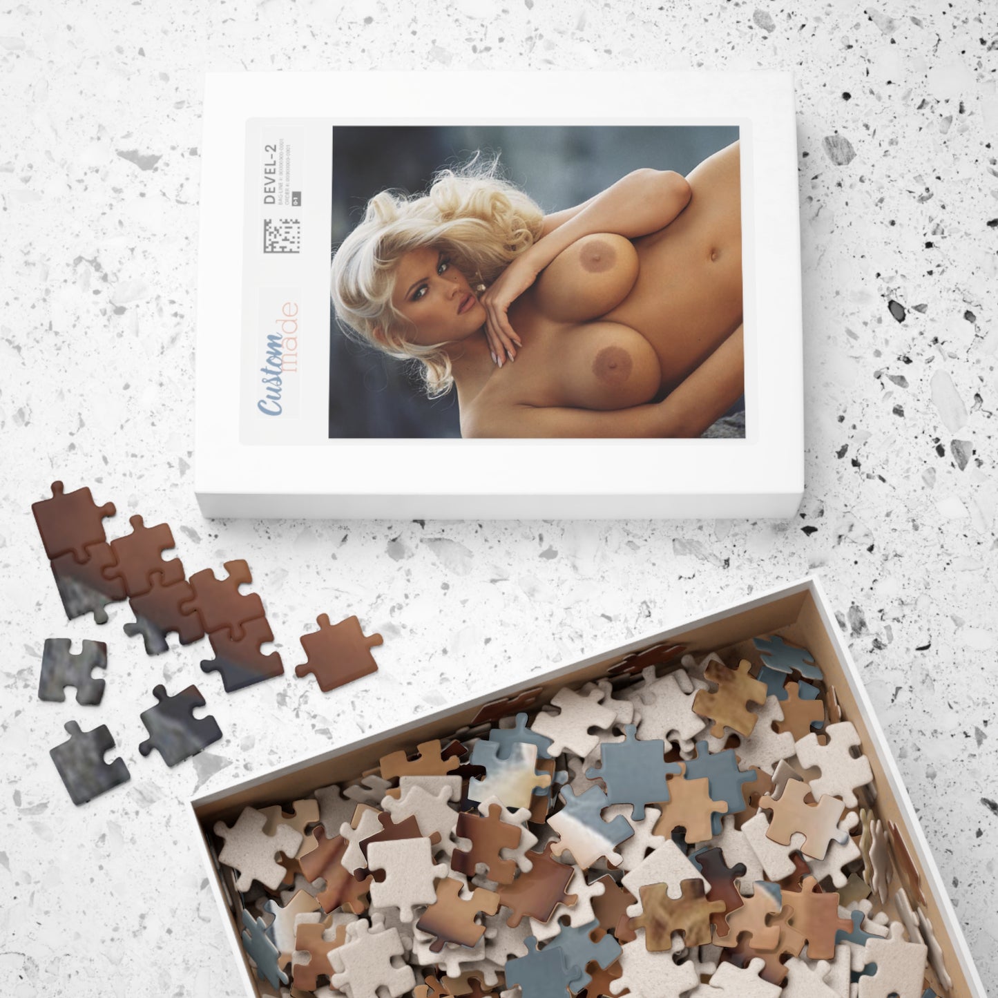 Puzzle (110, 252, 500, 1014-piece) Playboy Anna Nicole Smith Nude #1