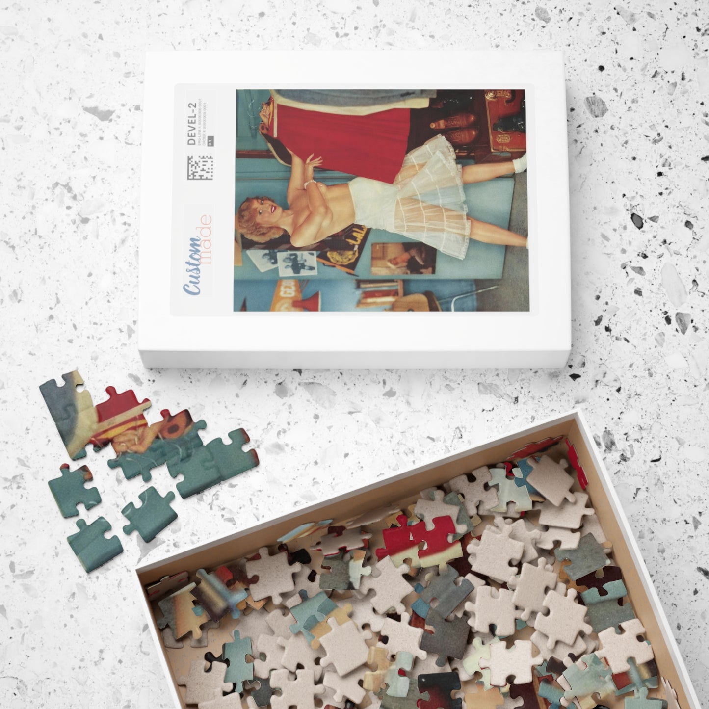 Puzzle (110, 252, 500, 1014-piece) Playboy Playmate October 1955 Jean Moorhead
