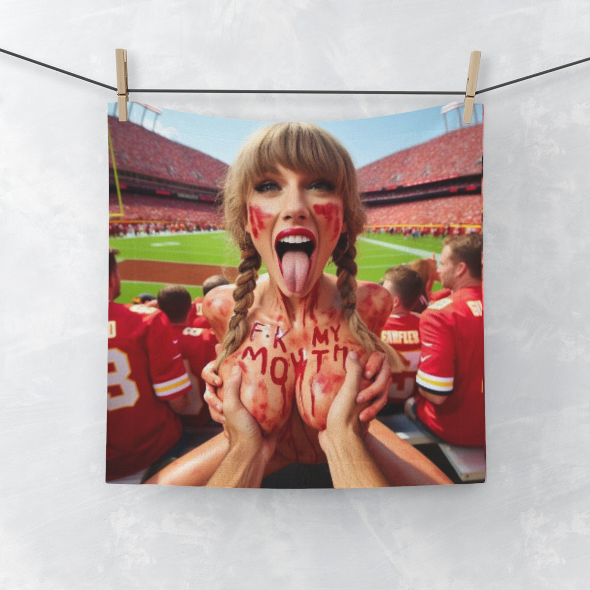 Face Towel Taylor Swift AI Nudes