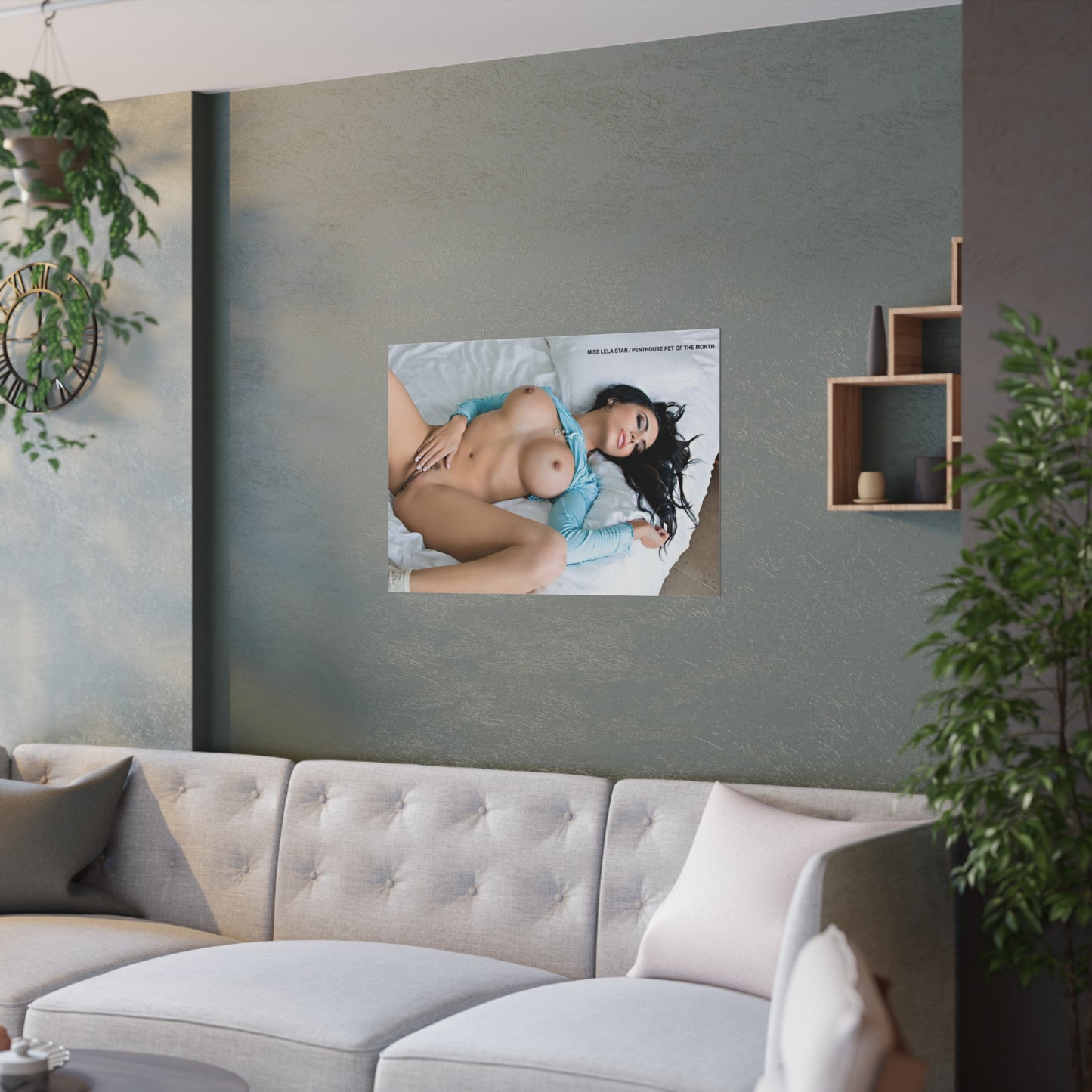 Satin Posters (210gsm) Penthouse Pet July 2010 Lela Star