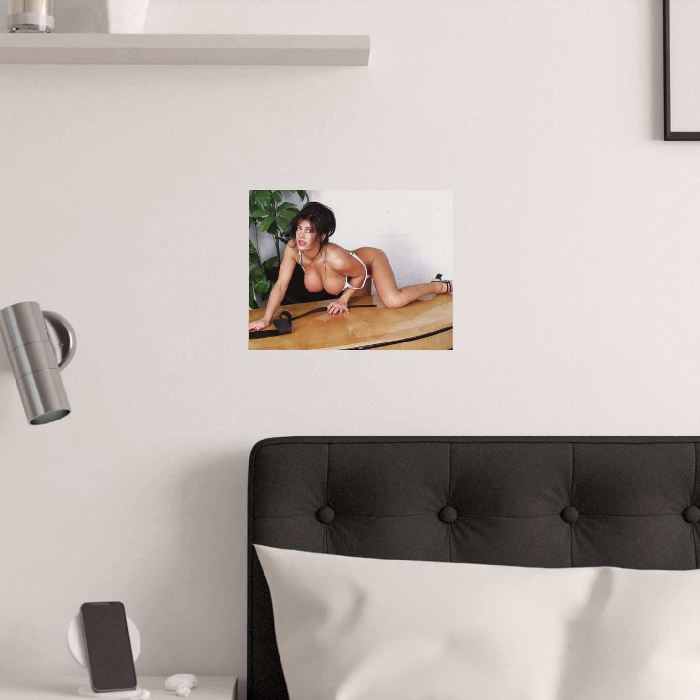 Satin Posters (210gsm) Retro Pornstar Holly Body Nude