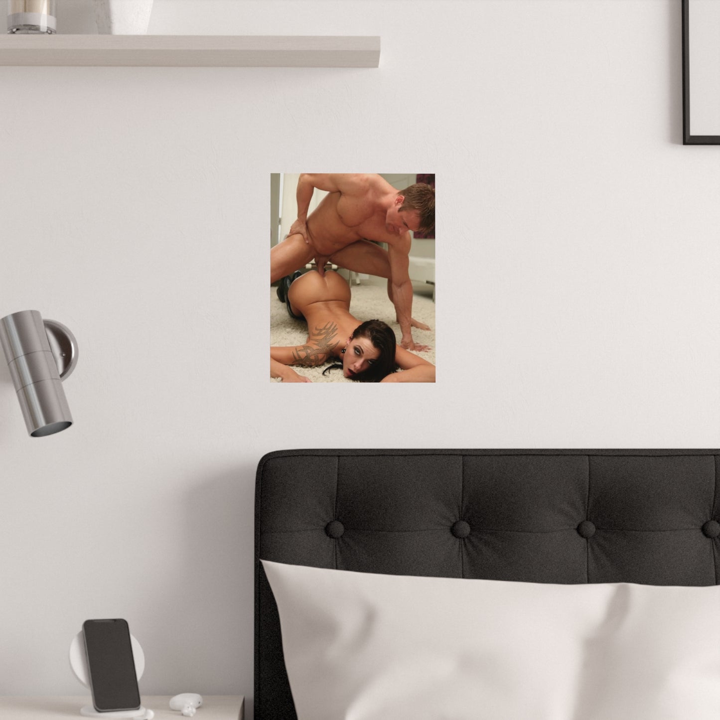 Satin Posters (210gsm) Hot Hardcore Porno Porn Scene Chayse Evans Fucking Sex Anal