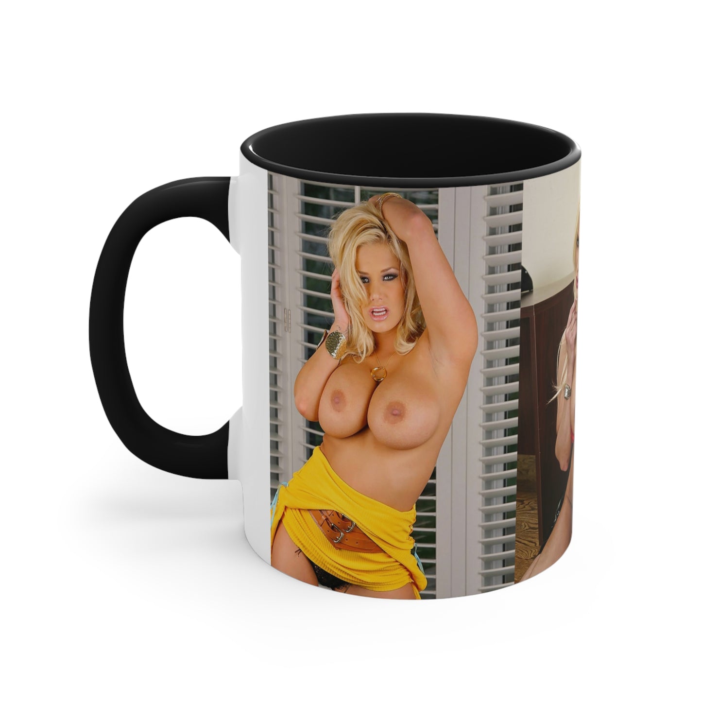 Accent Coffee Mug, 11oz Adult Star Shyla Stylez Nude