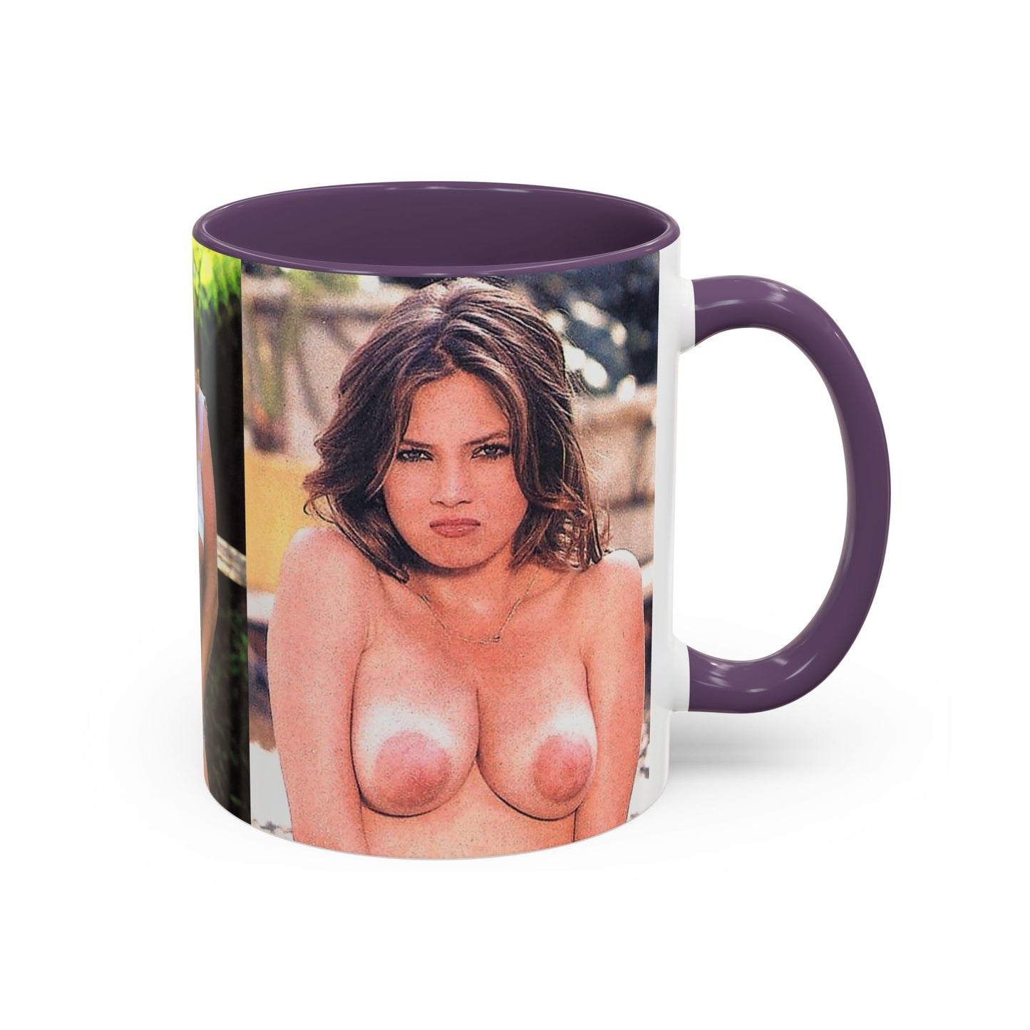 Accent Coffee Mug (11, 15oz) Traci Lords Nude Naked Retro