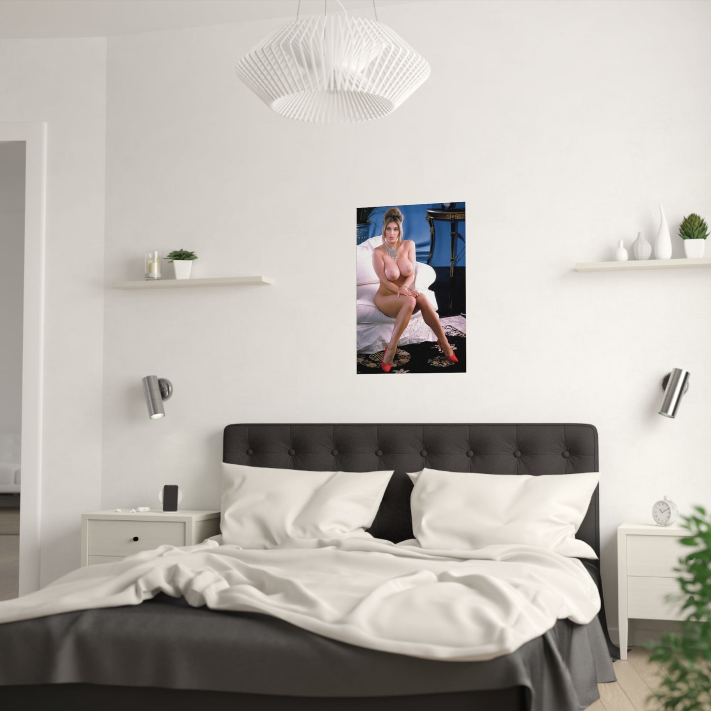 Satin Posters (210gsm) Retro Pornstar Celeste Nude
