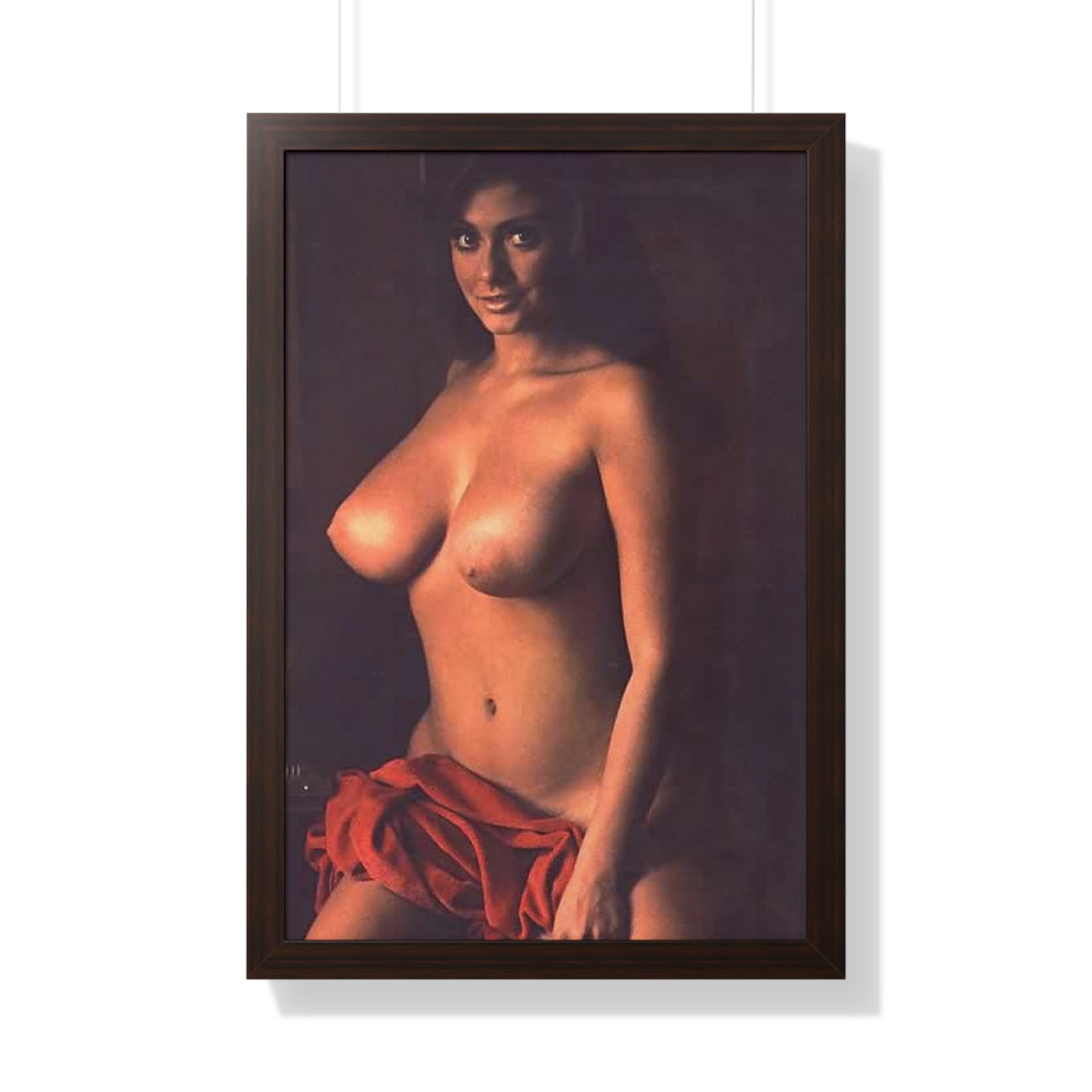 Framed Vertical Poster Playboy Playmate Cynthia Myers Nude