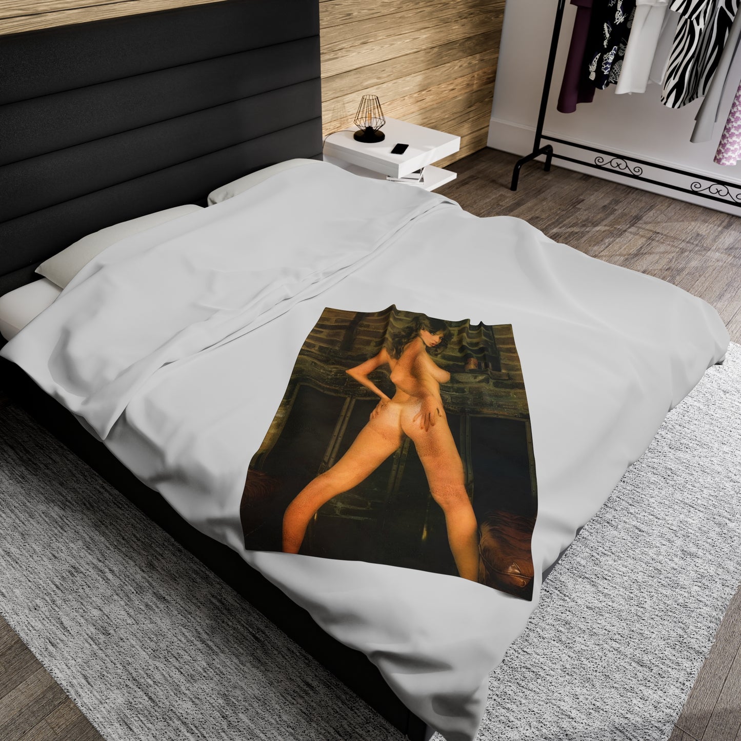 Velveteen Plush Blanket Traci Lords Nude