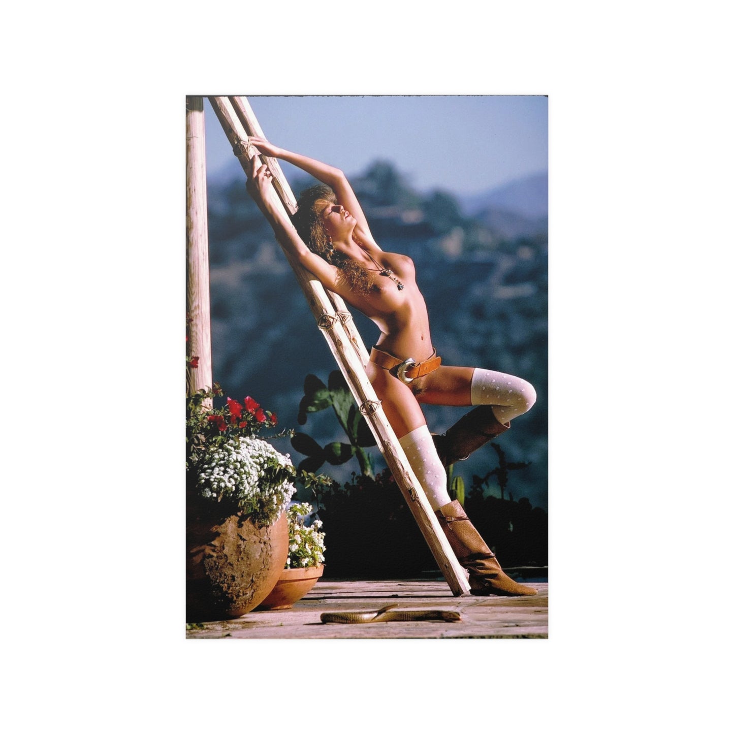 Satin Posters (210gsm) Pornstar Racquel Darrian Nude