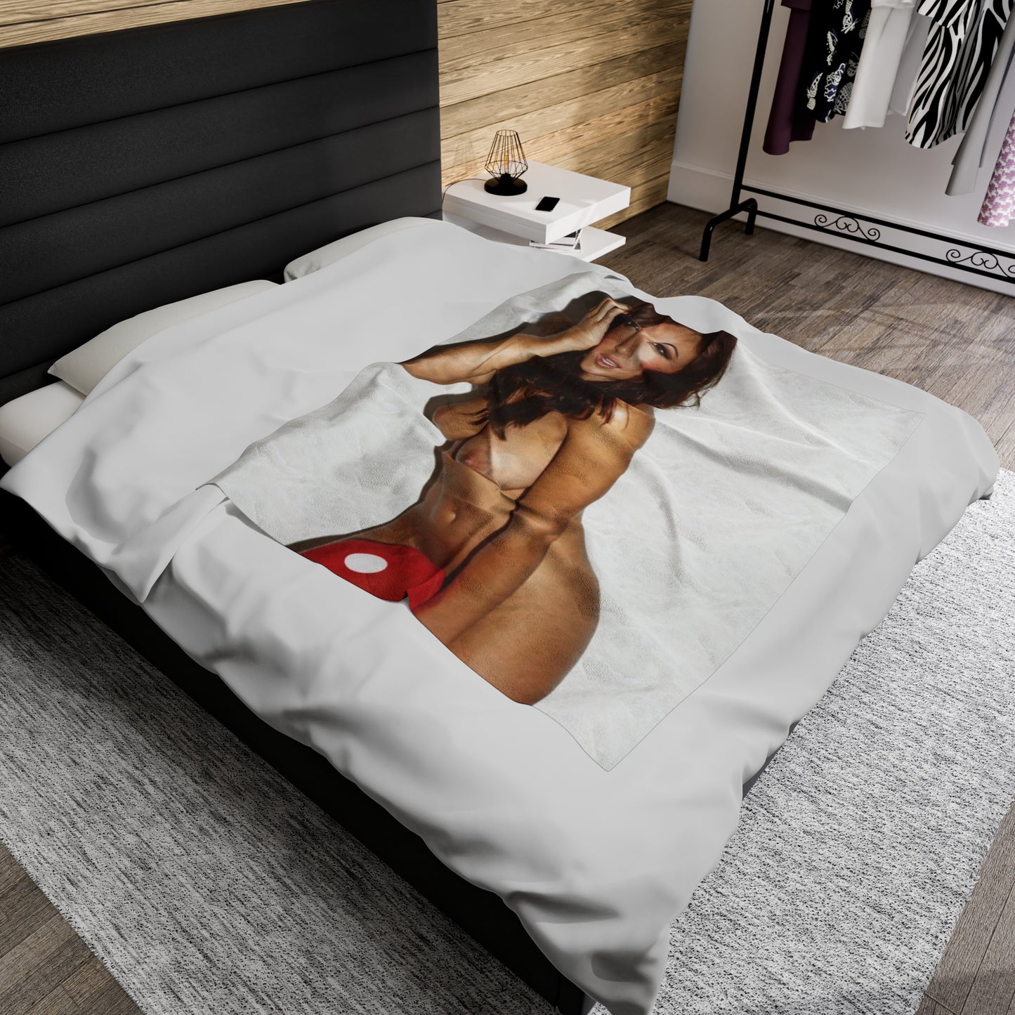 Velveteen Plush Blanket Sexy Brit Rosie Jones Nude