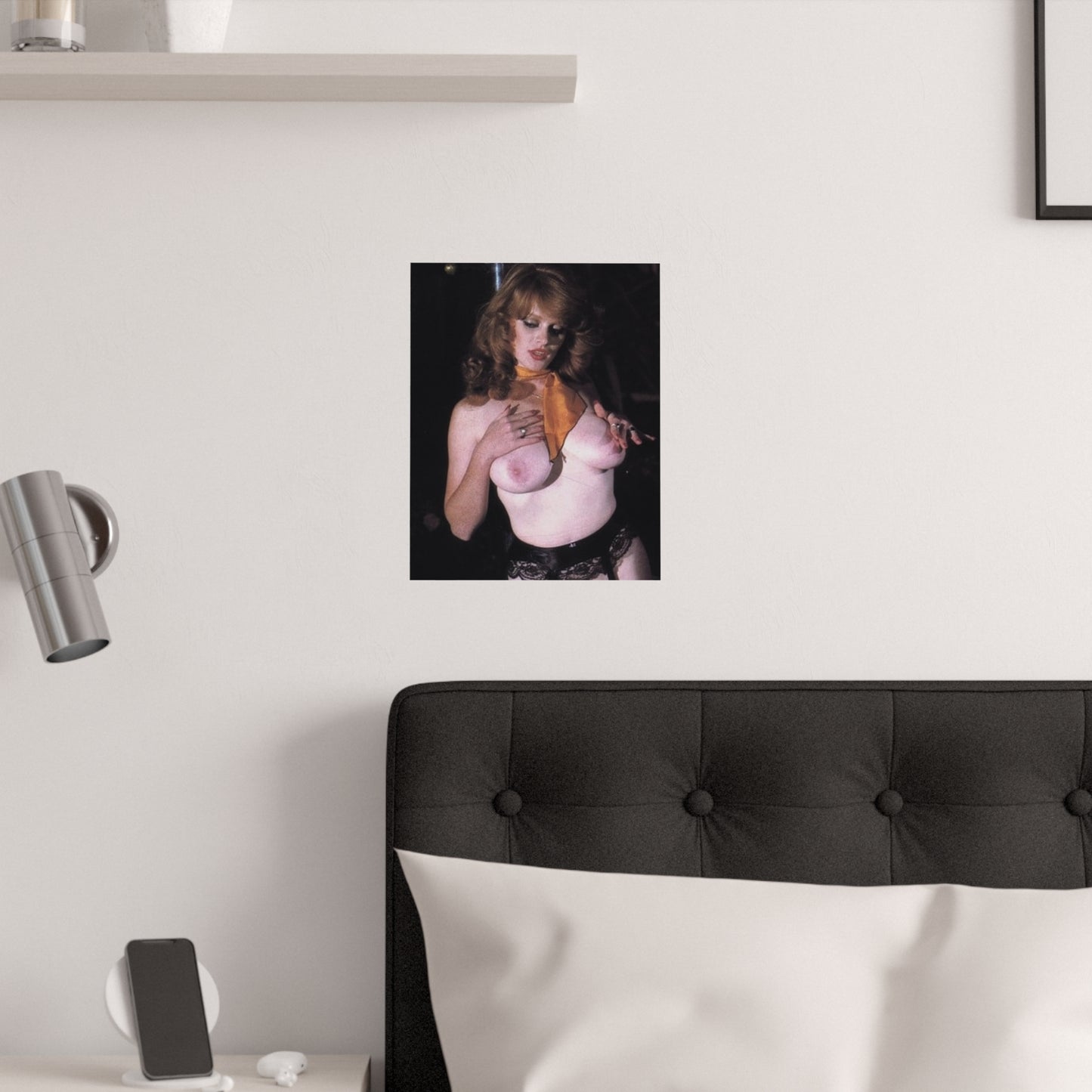 Satin Posters (210gsm) Retro Porn Star Lisa De Leeuw Nude