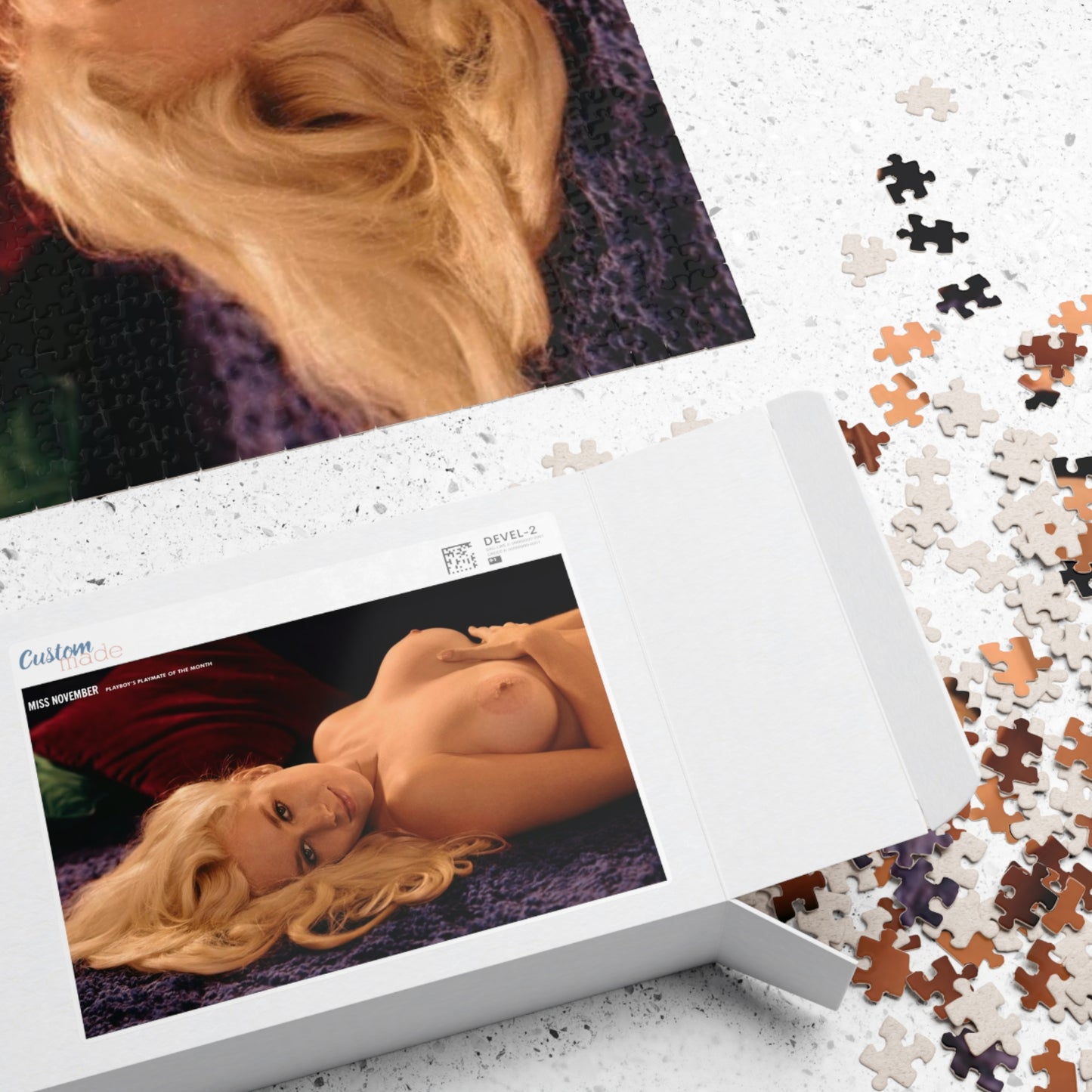 Puzzle (110, 252, 500, 1014-piece) Playboy Playmate November 1970 Avis Miller