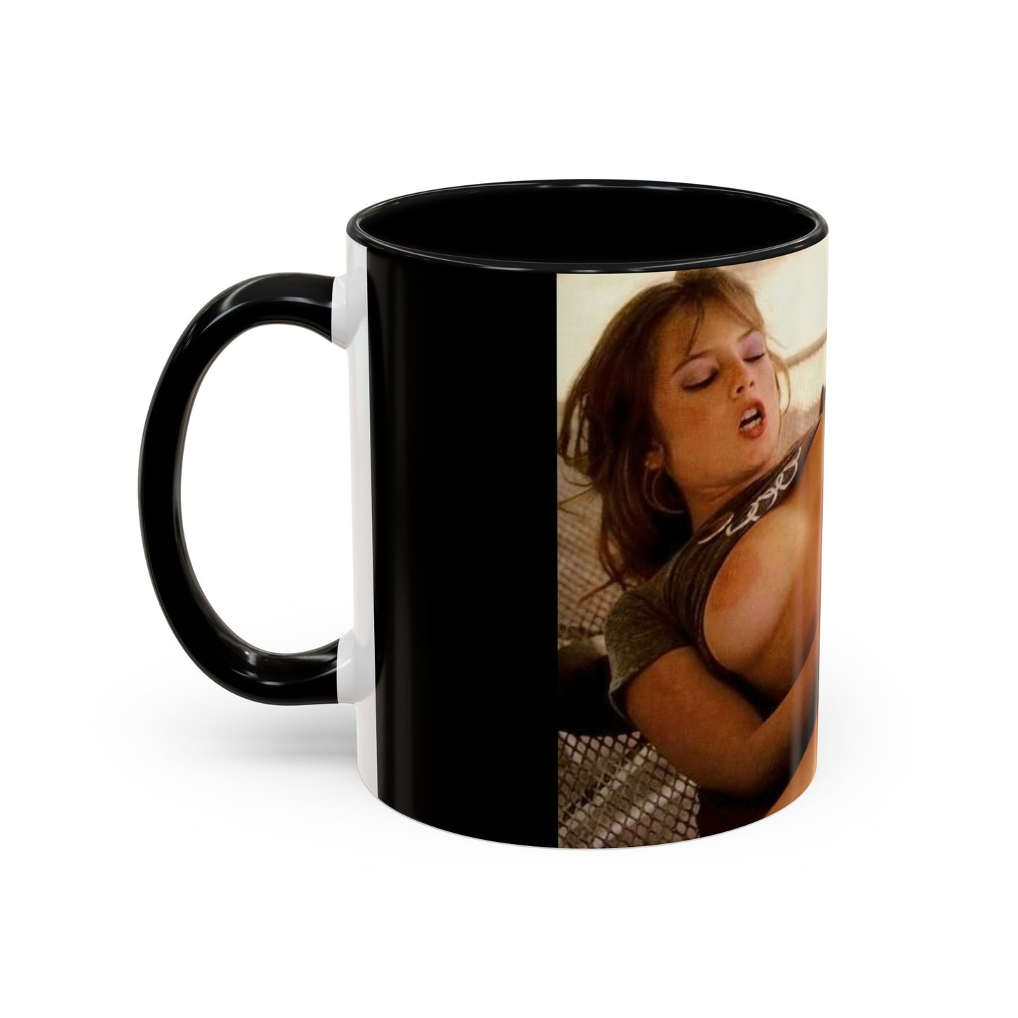 Accent Coffee Mug (11, 15oz) Traci Lords Nude Naked Retro Fuck Sex