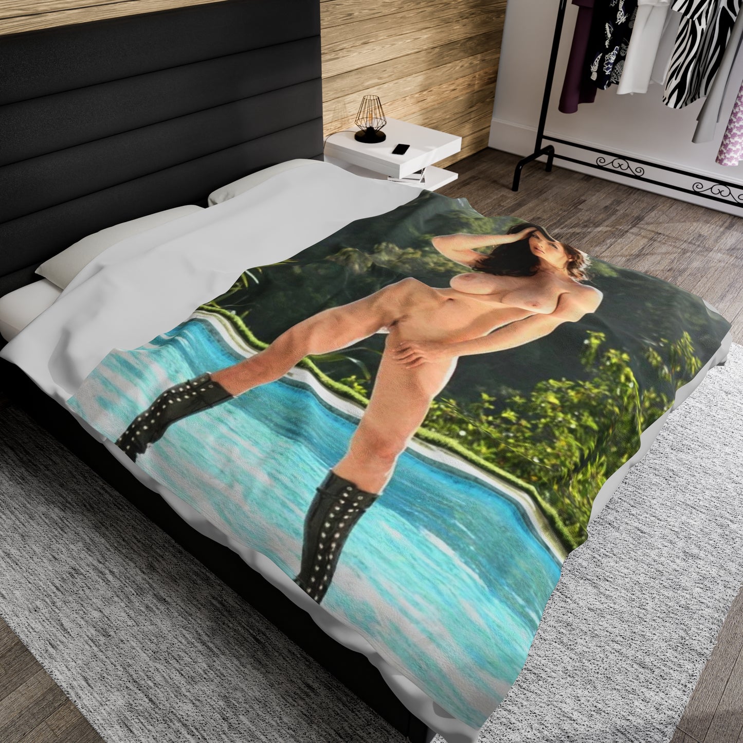 Velveteen Plush Blanket Porn Star Tera Patrick Nude