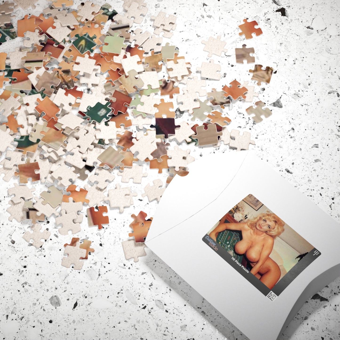 Puzzle (110, 252, 520, 1014-piece) Retro Adult Star Rebecca Wild Nude