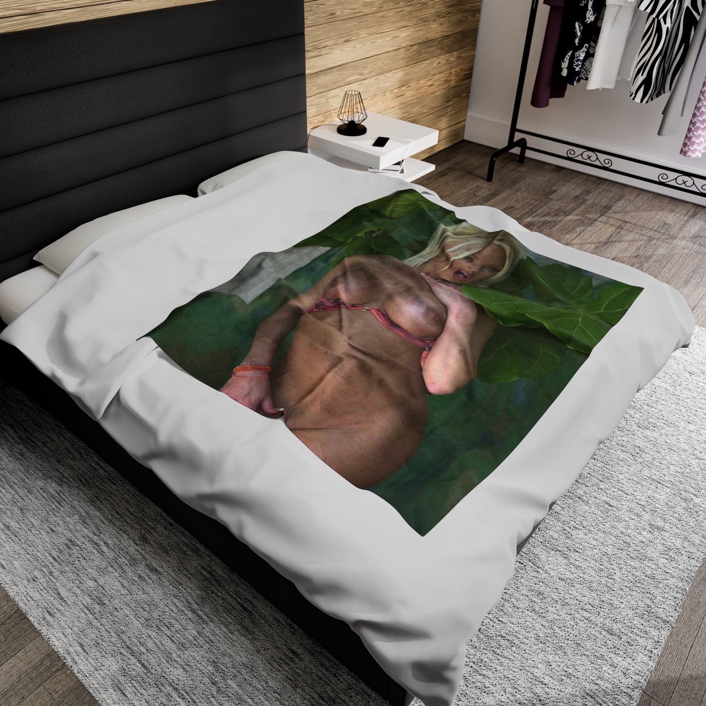 Velveteen Plush Blanket Pornstar Chloe Jones Nude