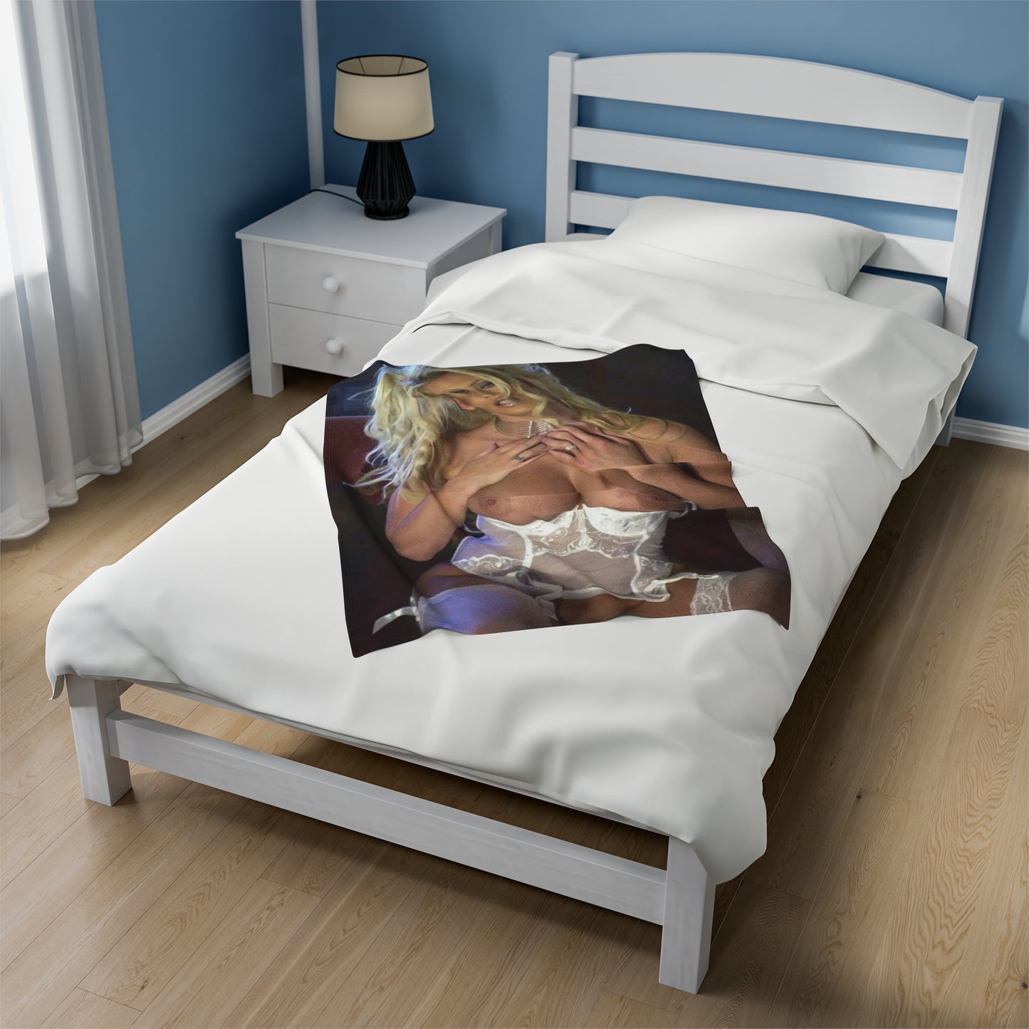 Velveteen Plush Blanket Pornstar Jenna Jameson Nude