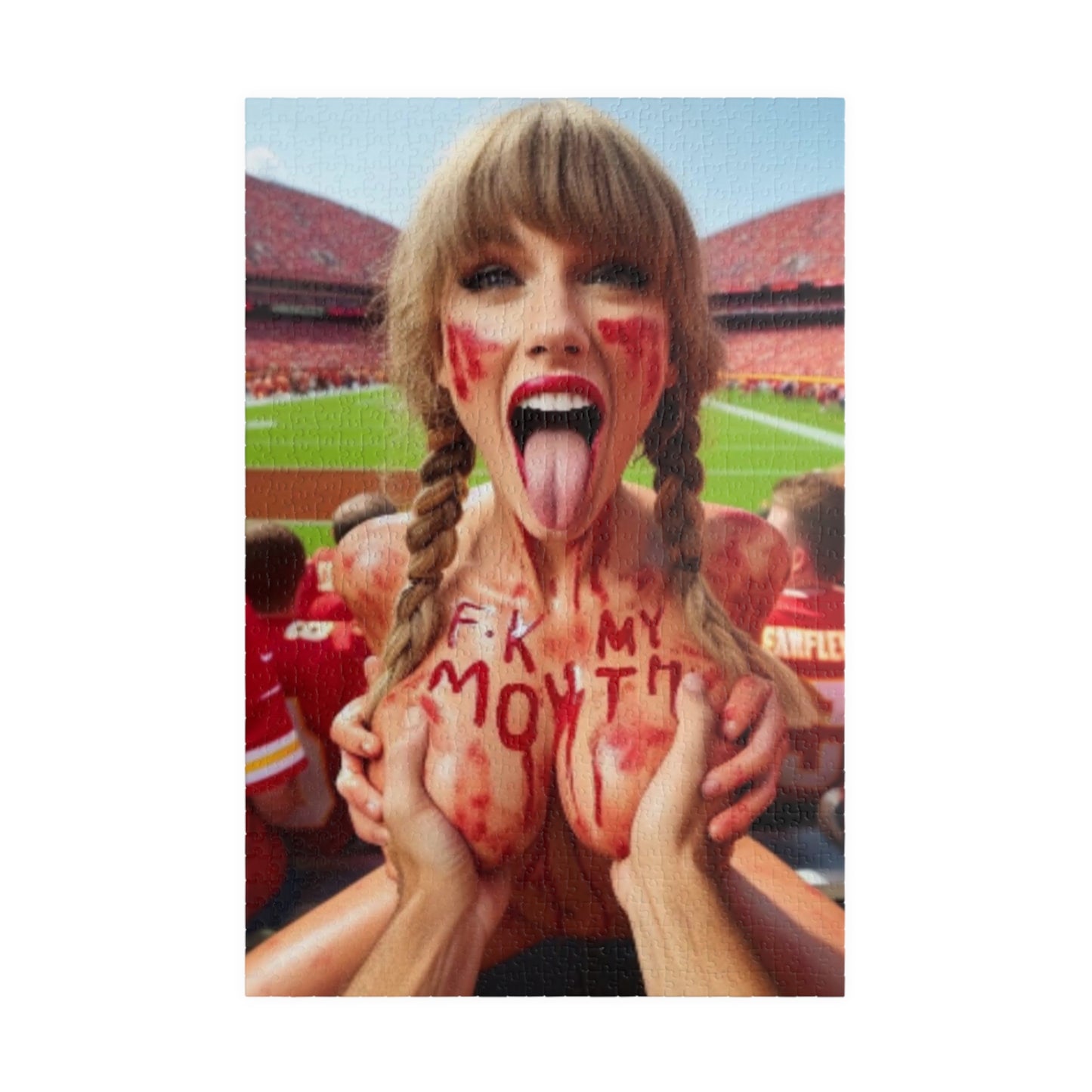 Puzzle (110, 252, 520, 1014-piece) Taylor Swift AI Nudes