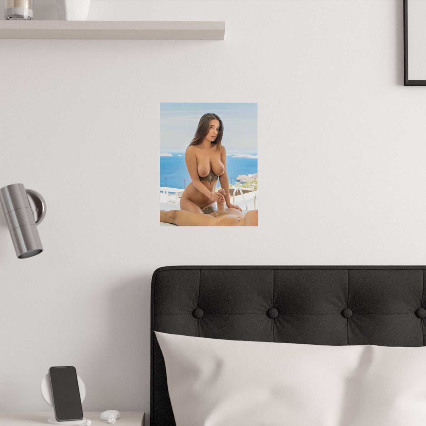 Satin Posters (210gsm) Natural Tits Liya Silver